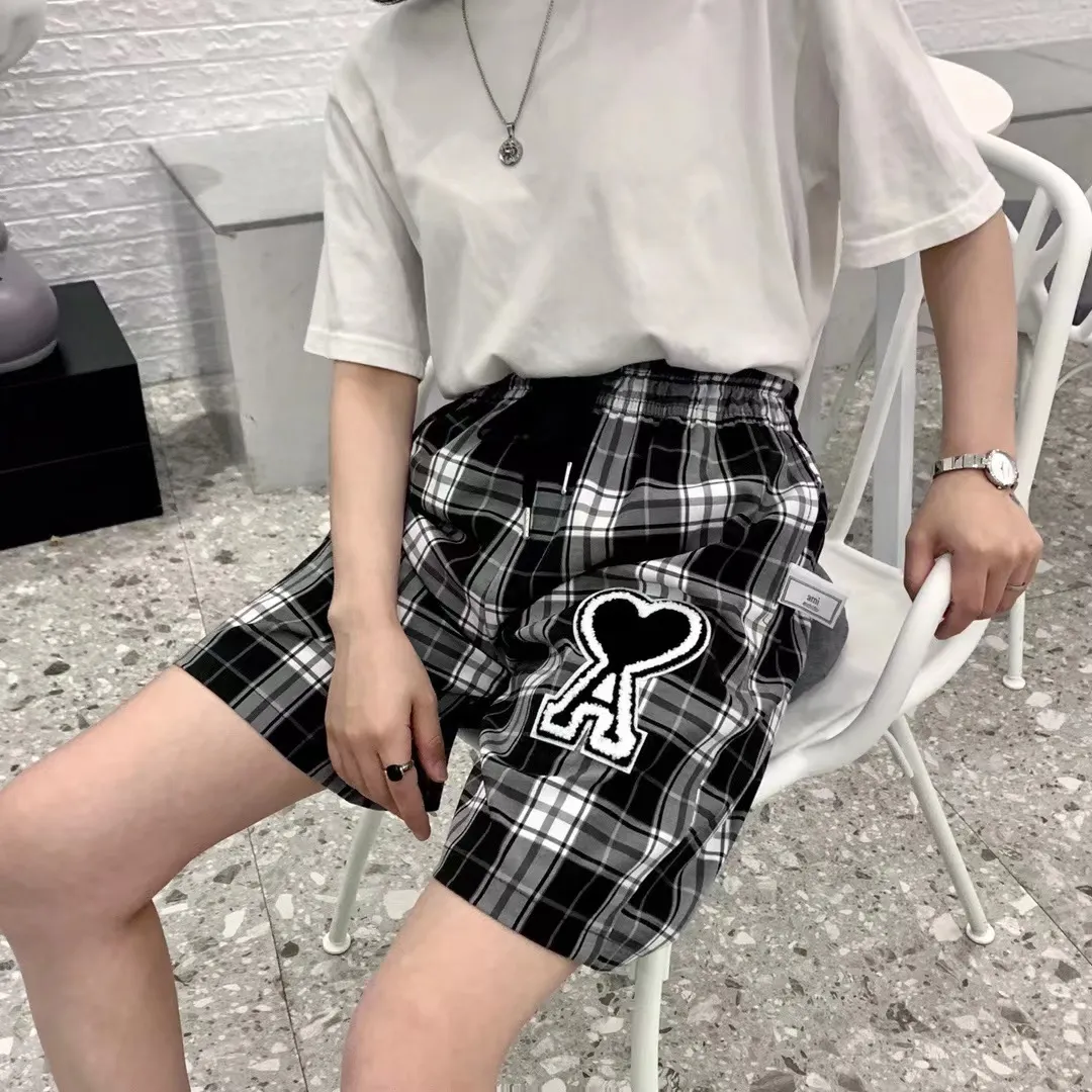 Ami de Coeur Plaid Embroidered Shorts D11511671 — view 7