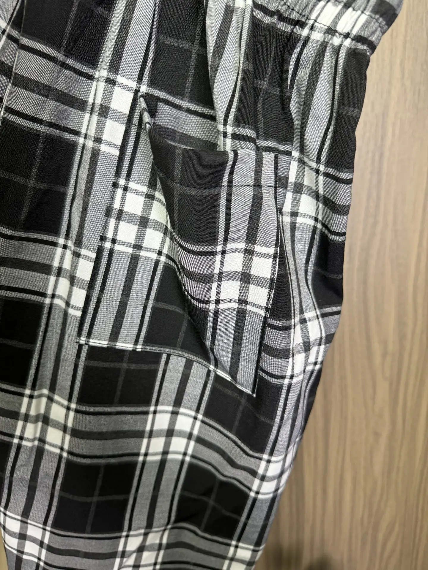 Ami de Coeur Checkered Drawstring Shorts D11511672 — view 5