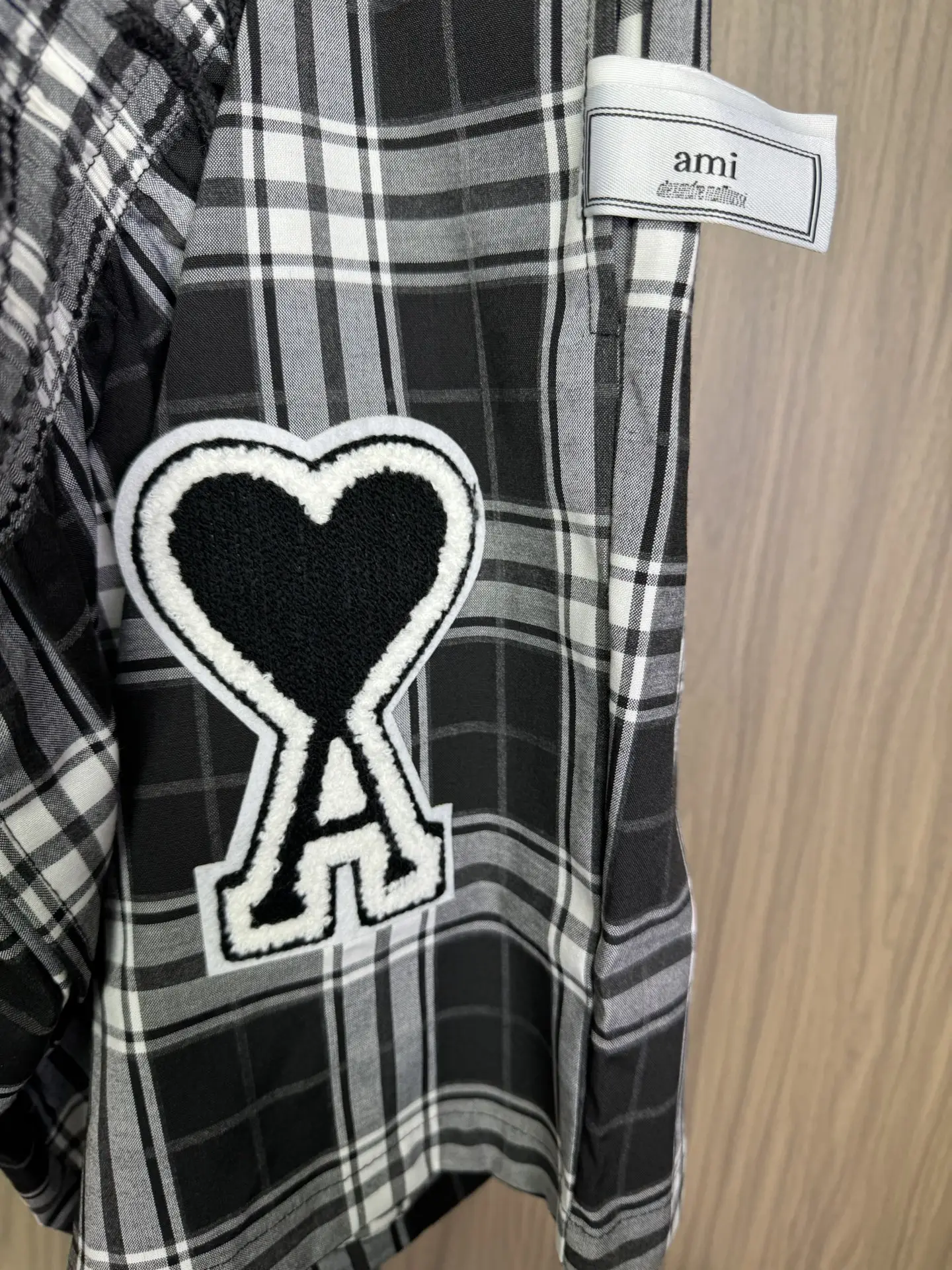 Ami de Coeur Checkered Drawstring Shorts D11511672 — view 6