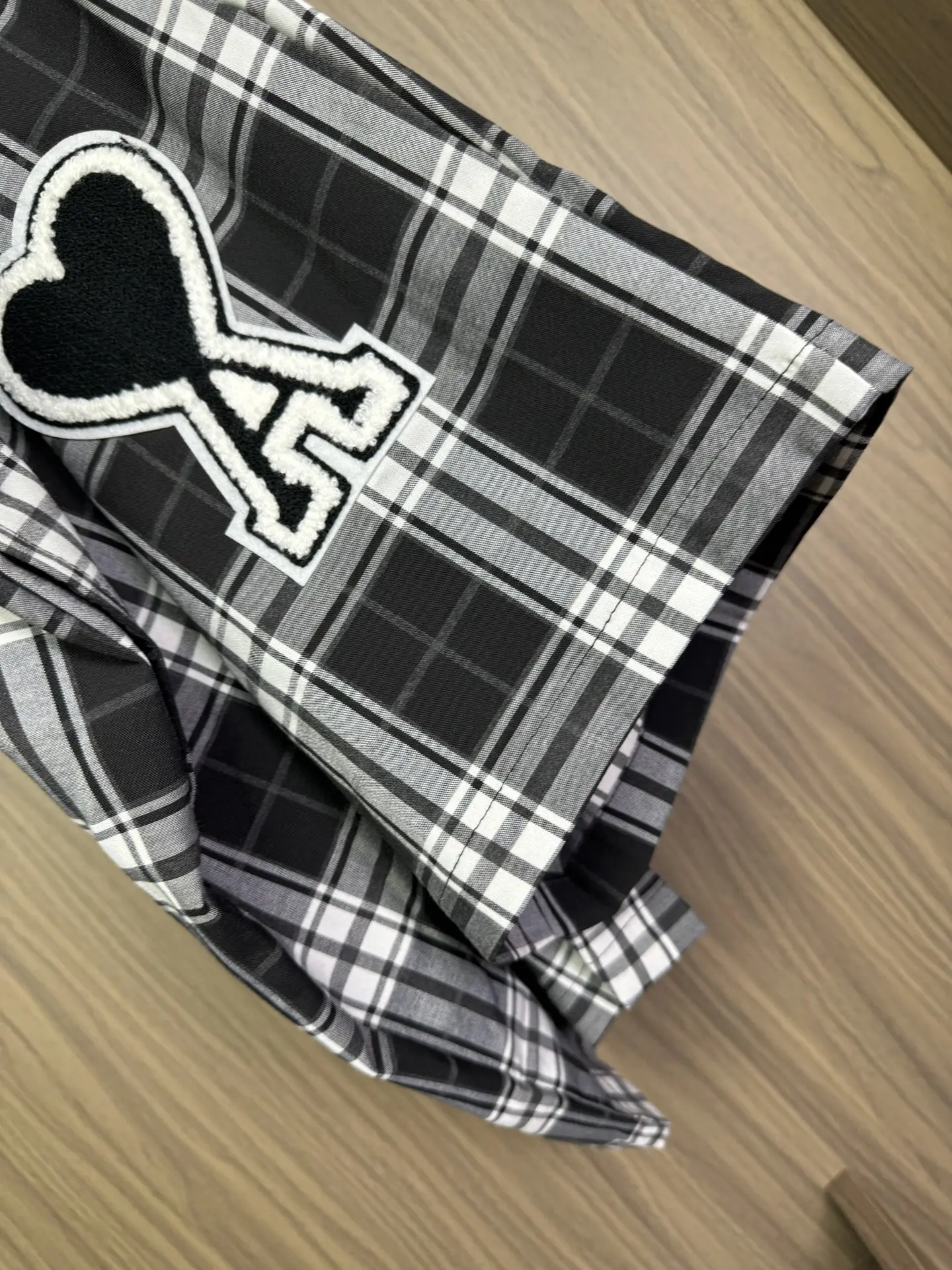 Ami de Coeur Checkered Drawstring Shorts D11511672 — view 7