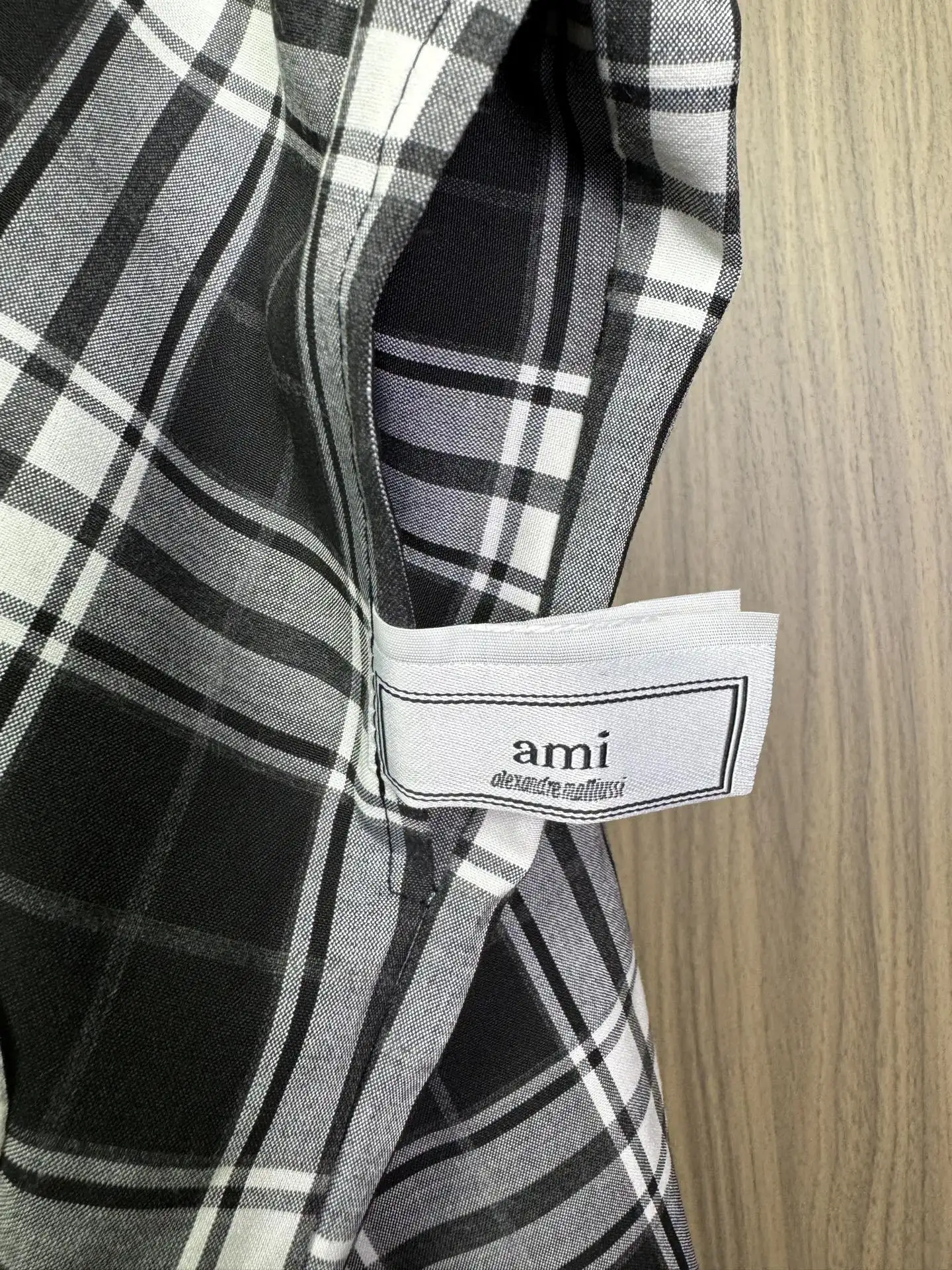 Ami de Coeur Checkered Drawstring Shorts D11511672 — view 8
