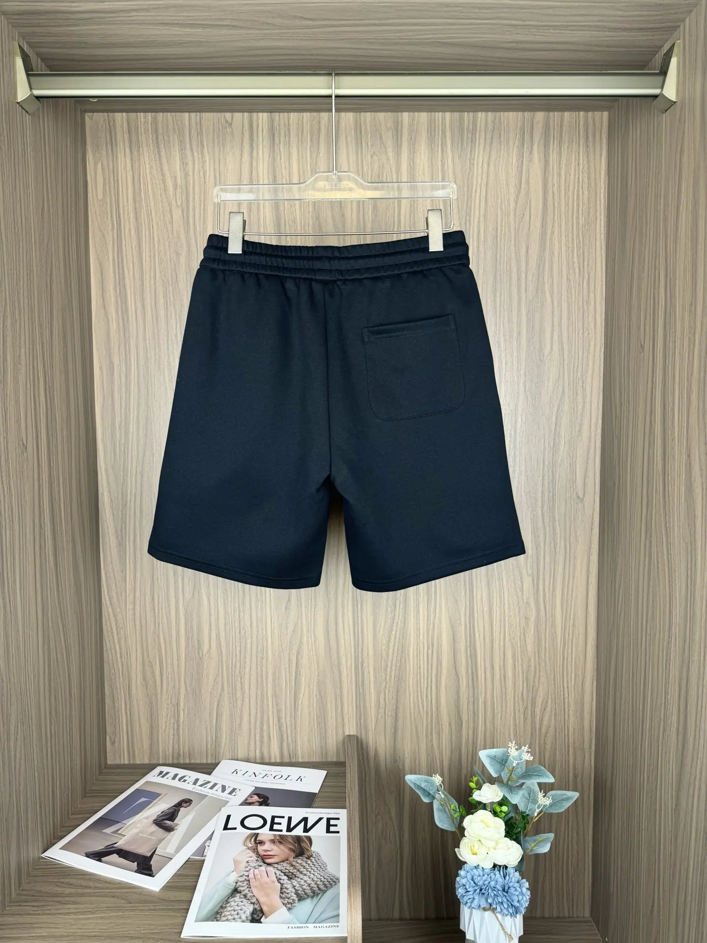 Graffiti Logo Print Cotton Jersey Shorts D12511670 — view 2