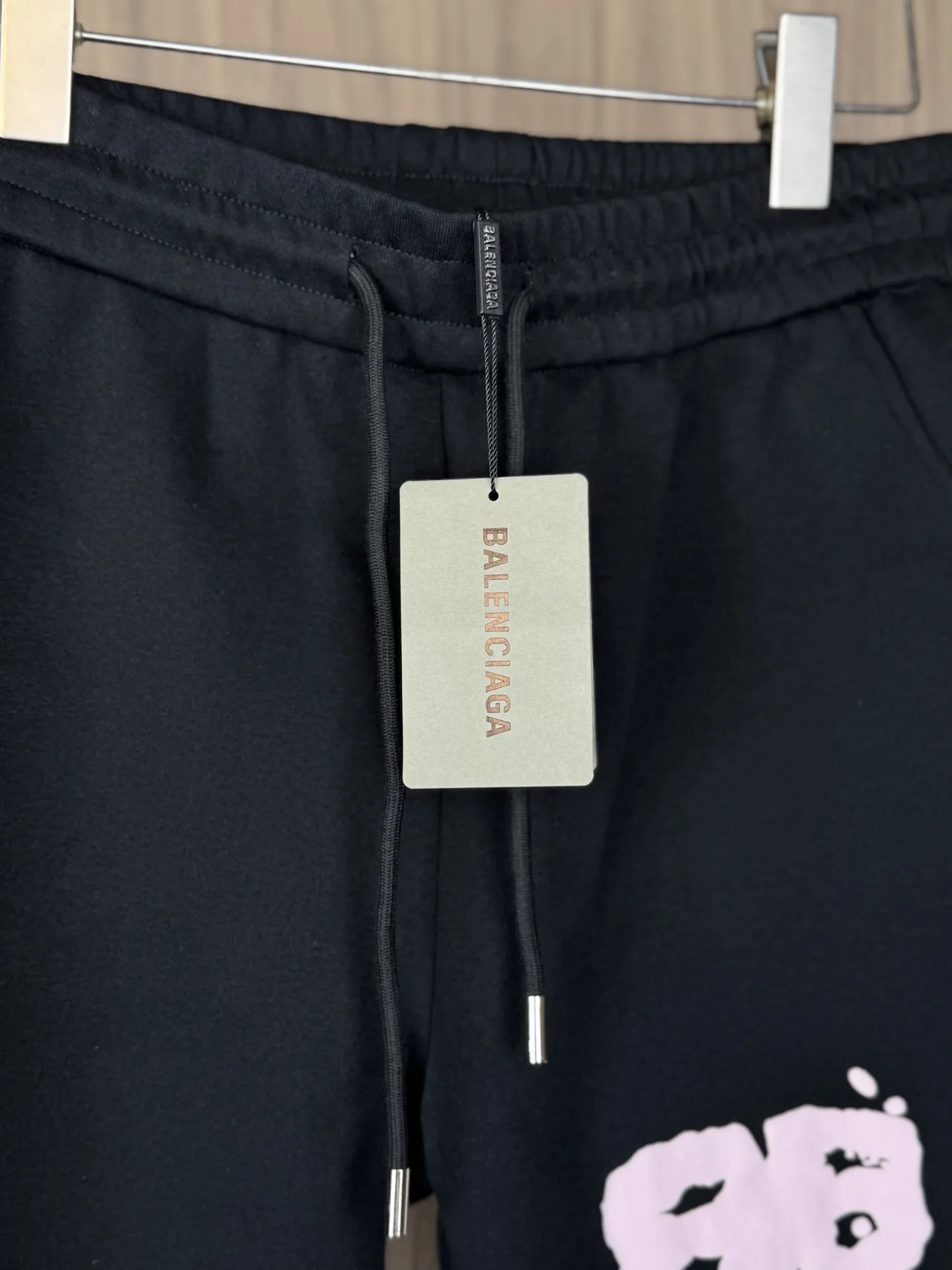 Graffiti Logo Print Cotton Jersey Shorts D12511670 — view 9