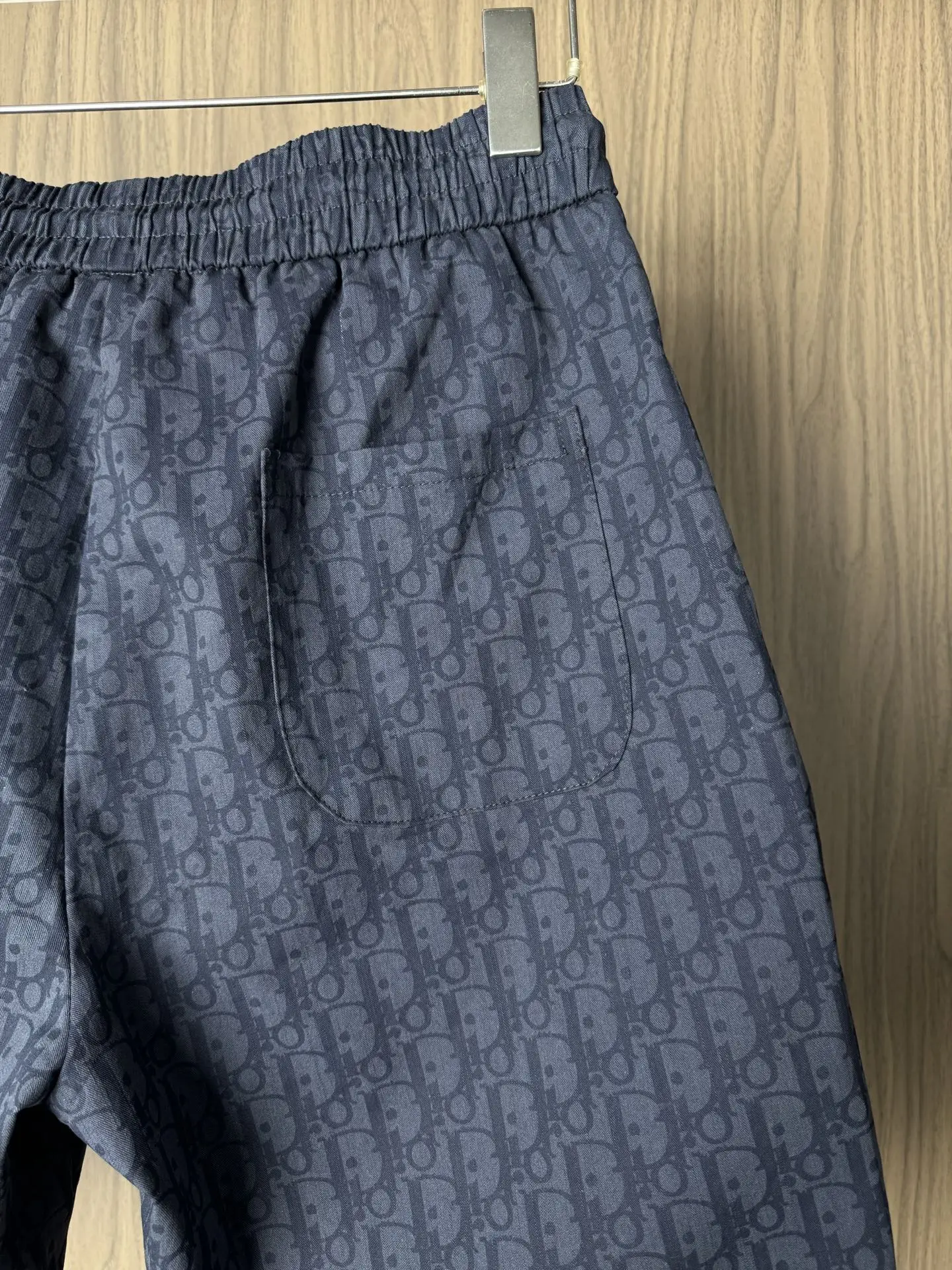 Oblique Print Drawstring Shorts D13011673 — view 6