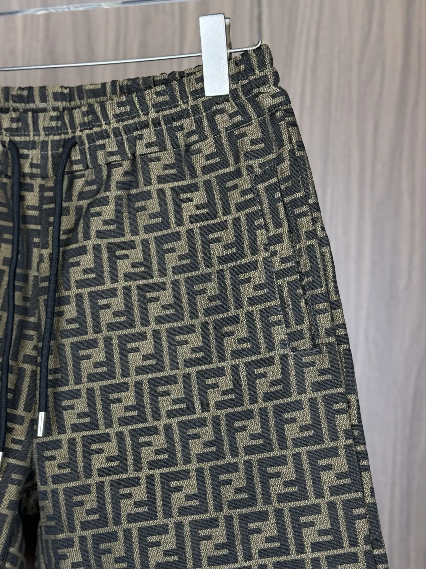 FF Logo Jacquard Drawstring Shorts D13511675 — view 5
