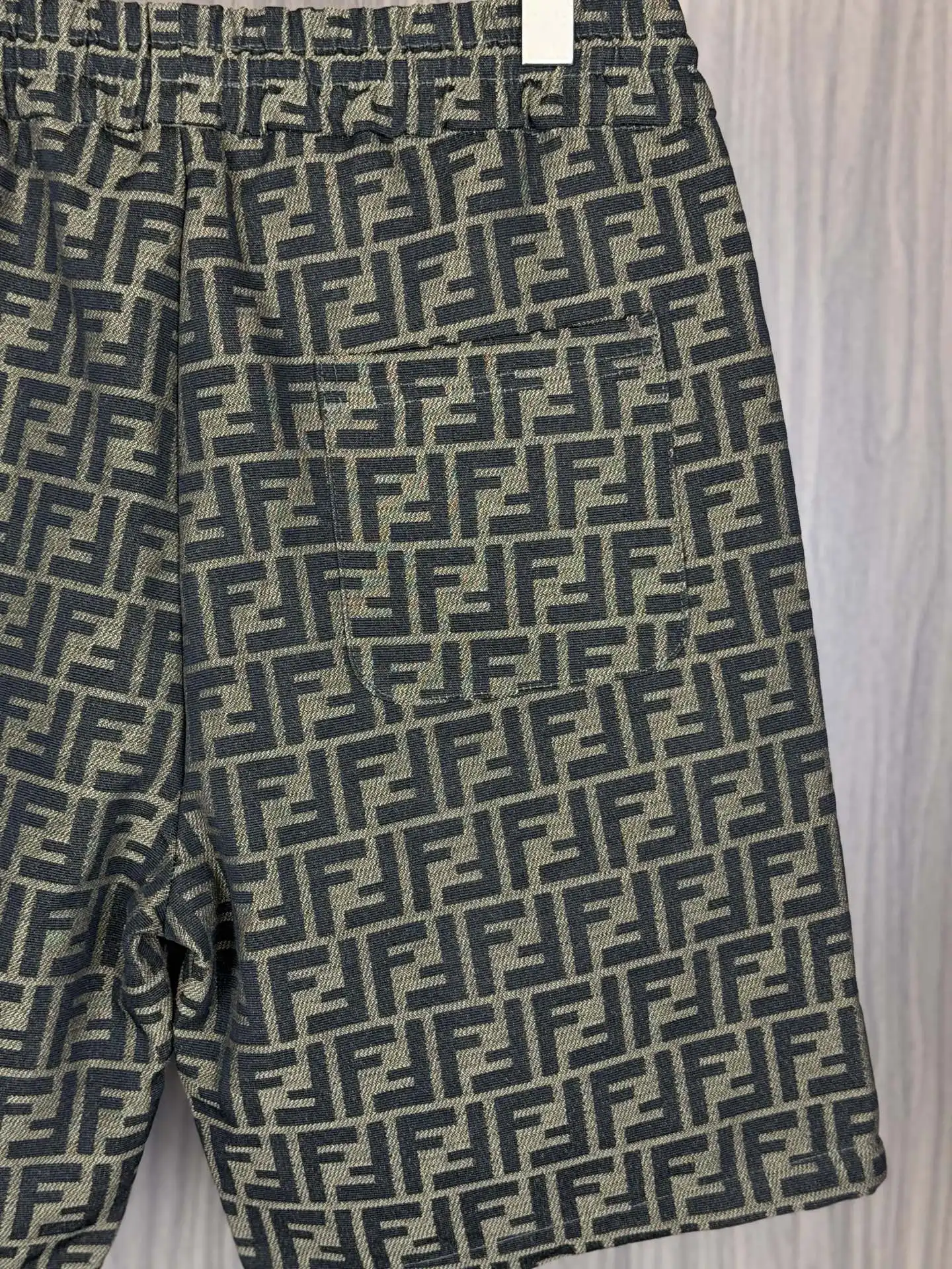 FF Logo Jacquard Drawstring Shorts D13511675 — view 6