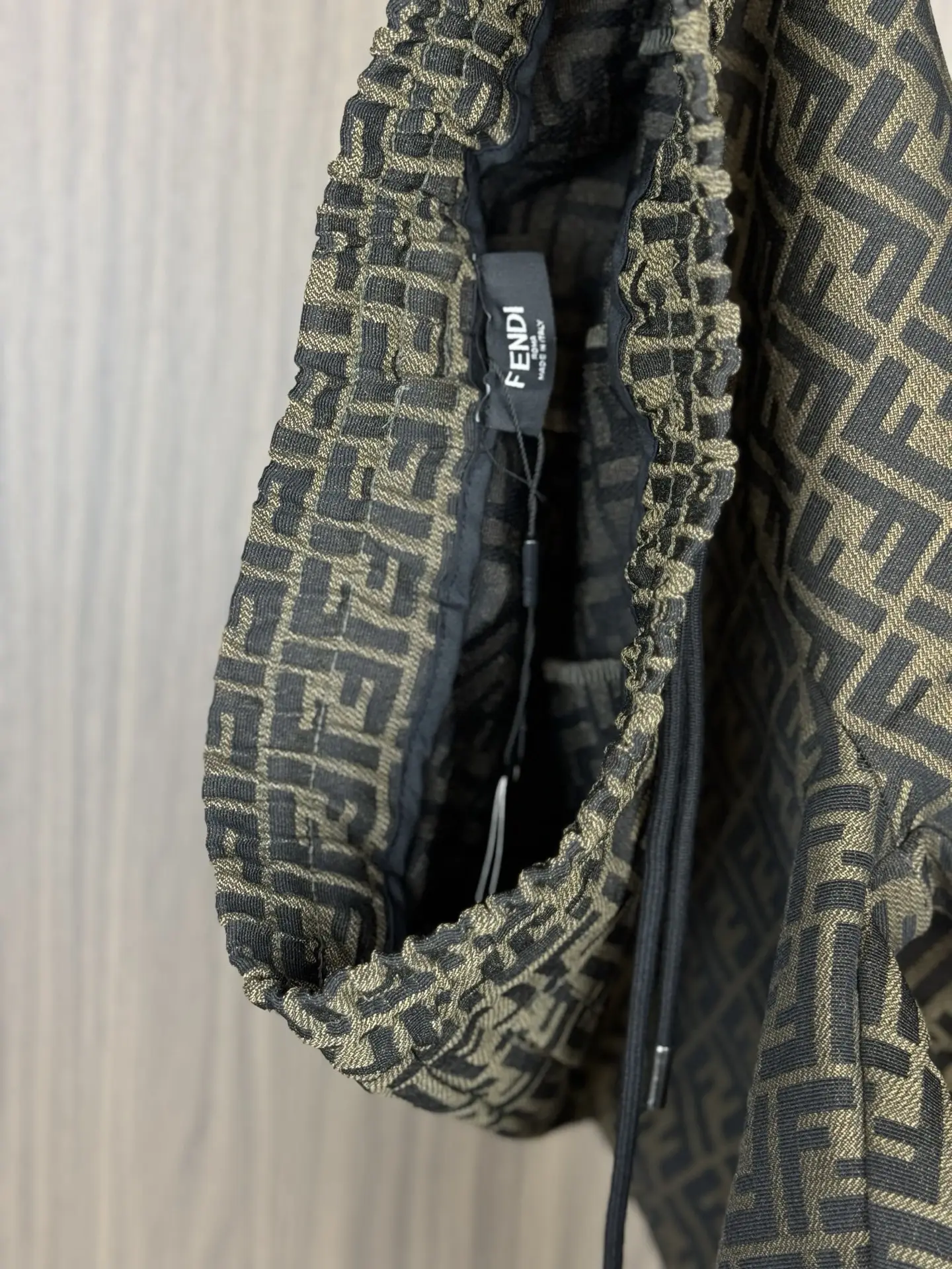 FF Logo Jacquard Drawstring Shorts D13511675 — view 9