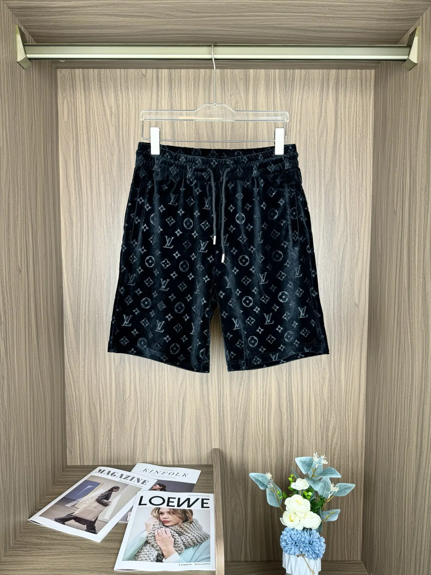 Monogram Flocked Velvet Shorts D13511679