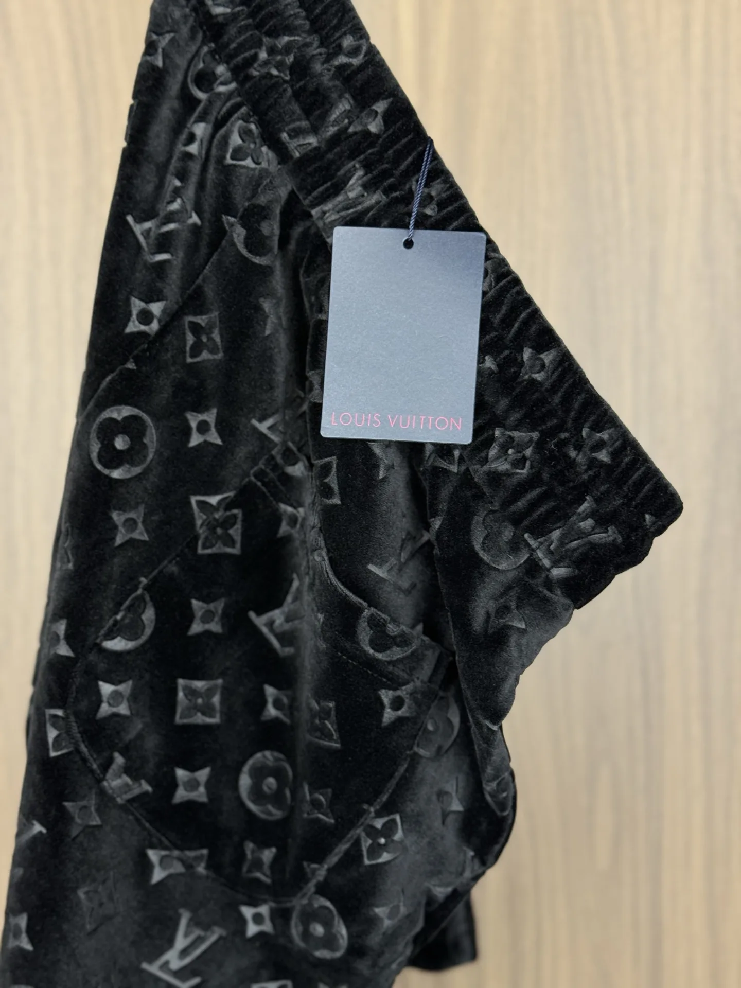 Monogram Flocked Velvet Shorts D13511679 — view 7