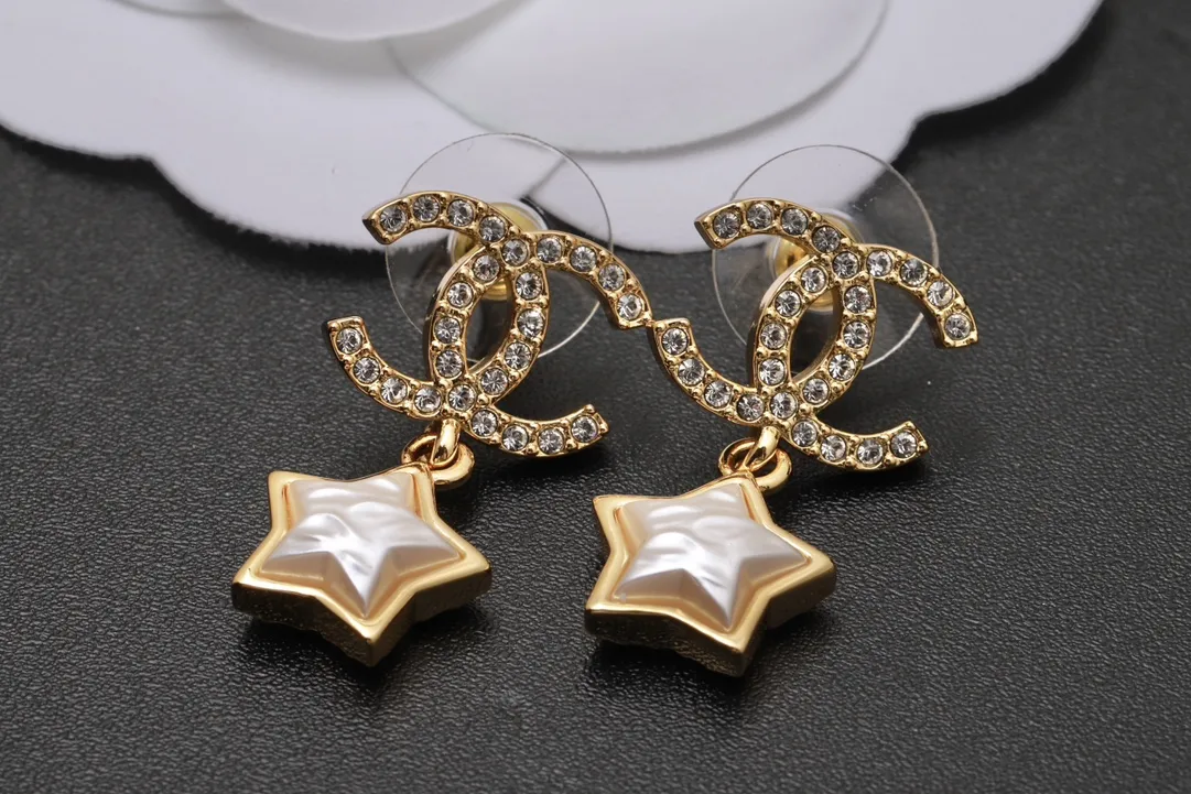 Interlocking CC Star Drop Earrings D14017420 — view 4