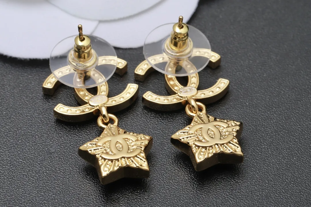 Interlocking CC Star Drop Earrings D14017420 — view 5