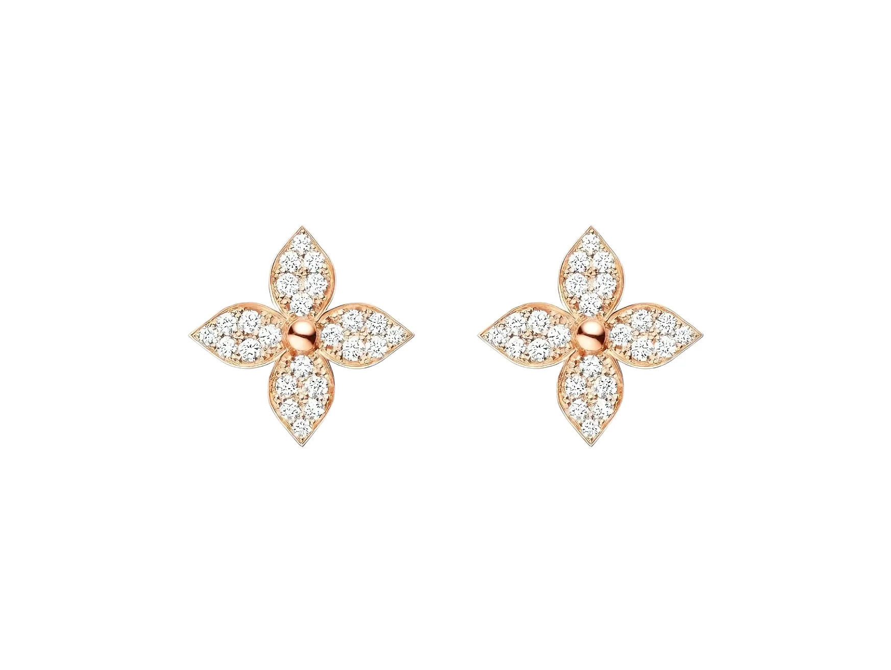 Clover Pavé Crystal Stud Earrings D10516806