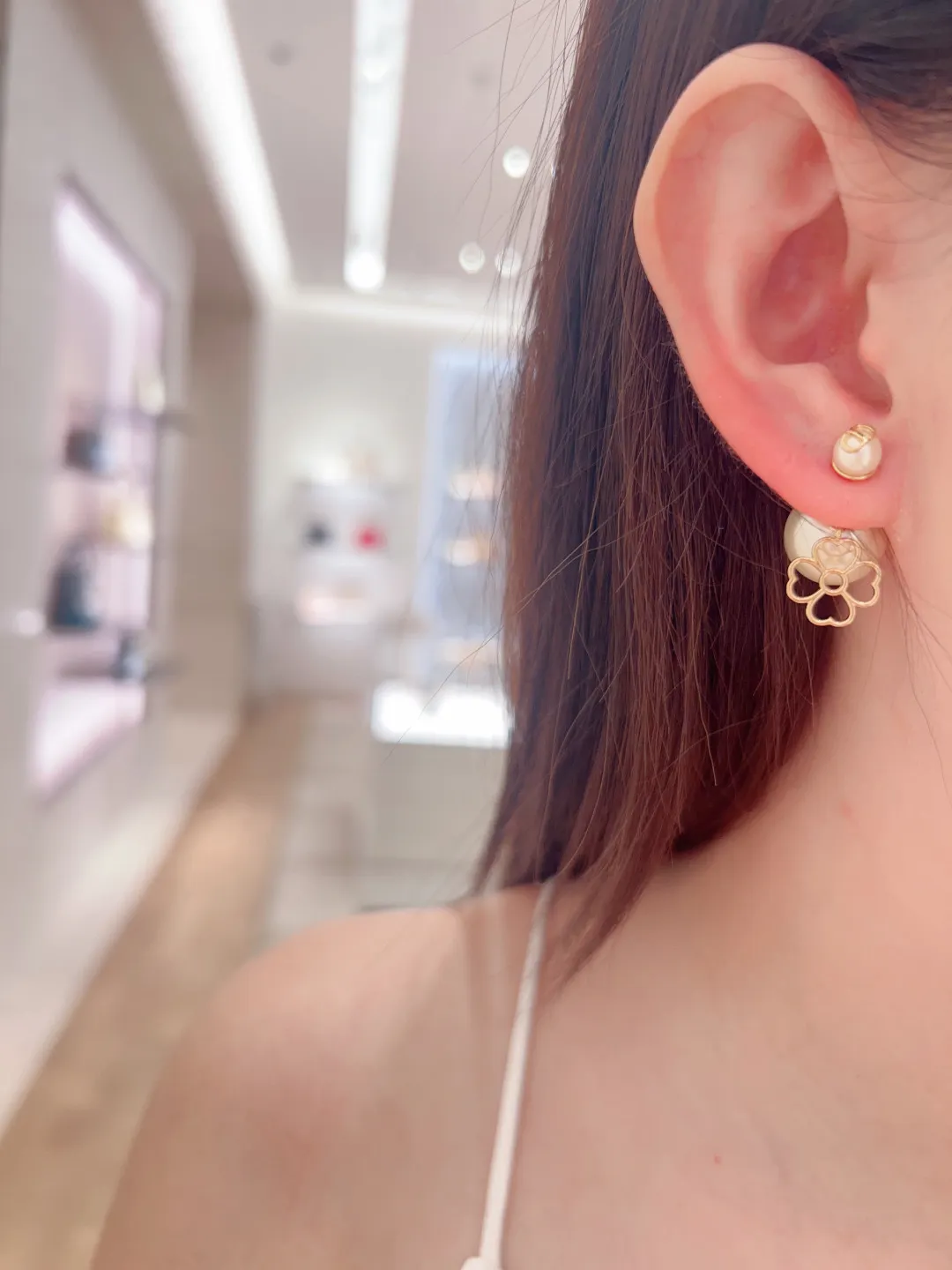 Tribales Asymmetric Star and Clover Earrings D14016674 — view 8