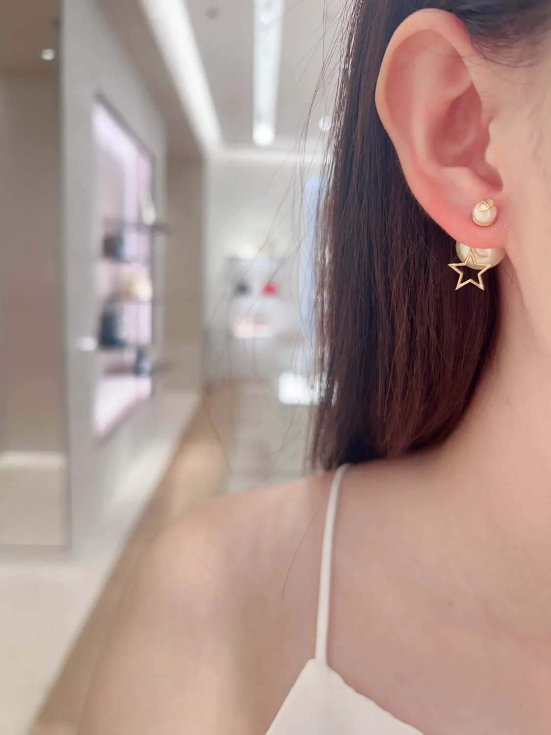 Tribales Asymmetric Star and Clover Earrings D14016674 — view 9