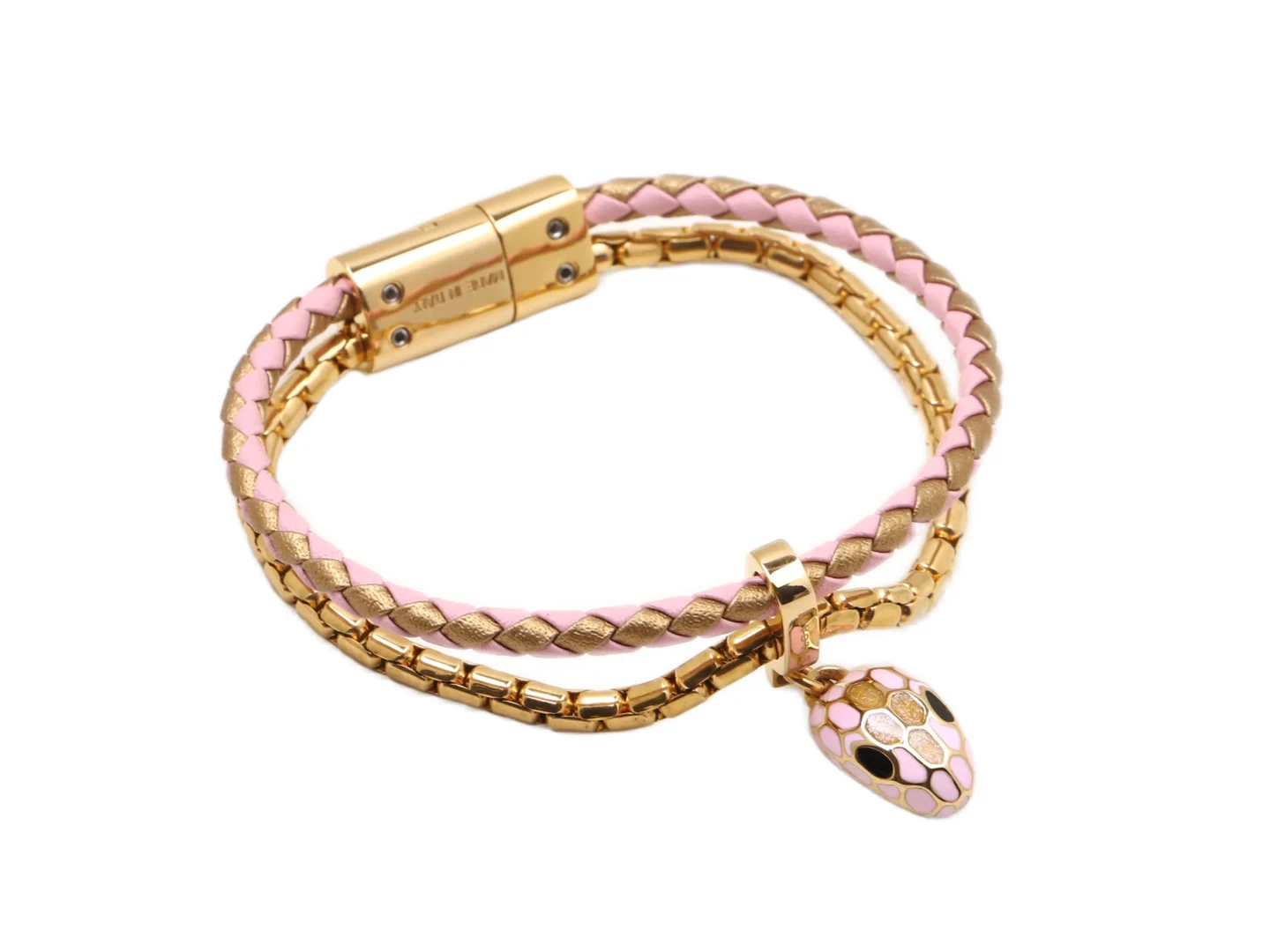Serpenti Forever Double-Strand Braided Bracelet D19517693
