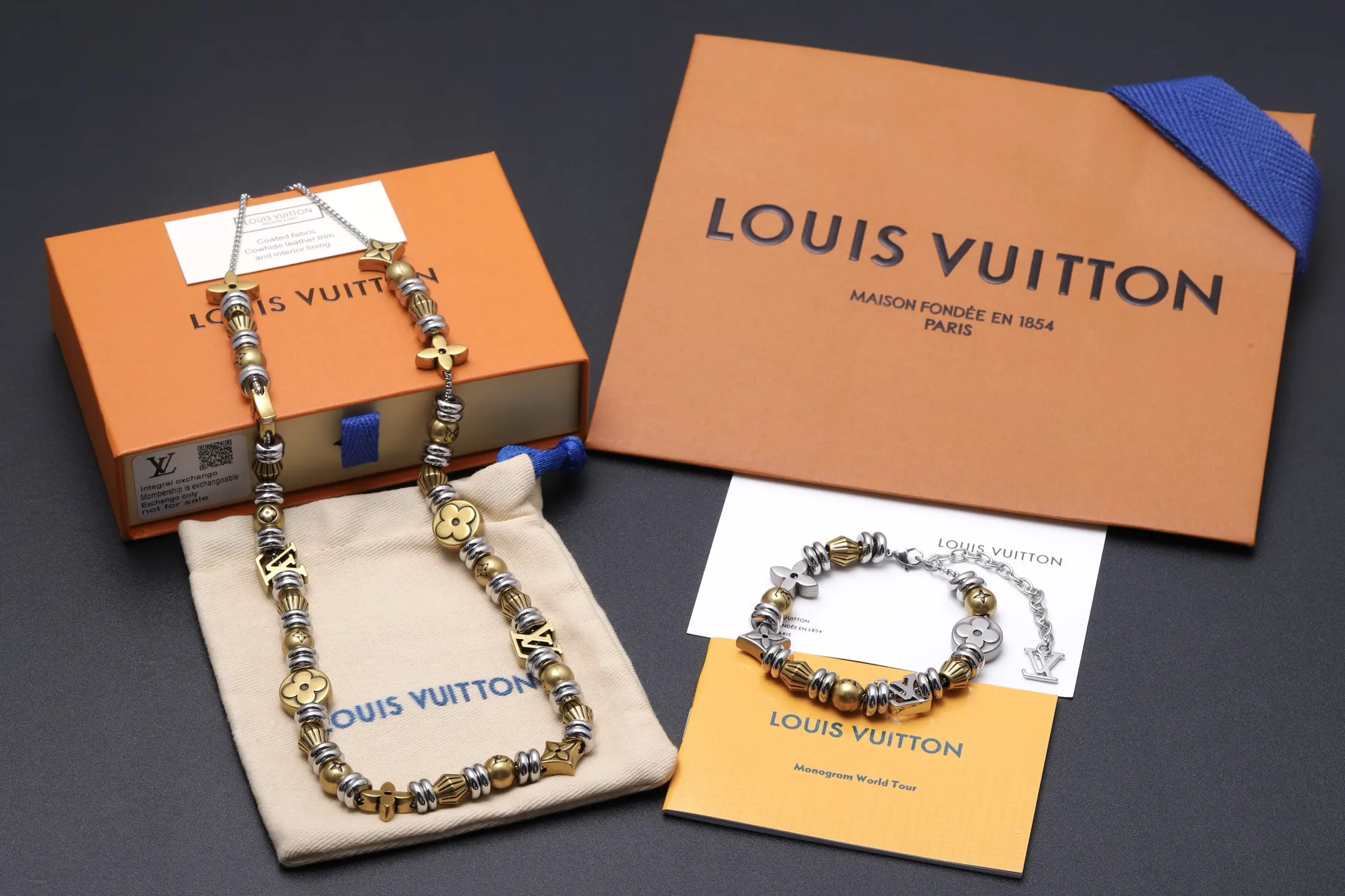 LV Iconic Monogram Flower Beaded Necklace D16016778 — view 2