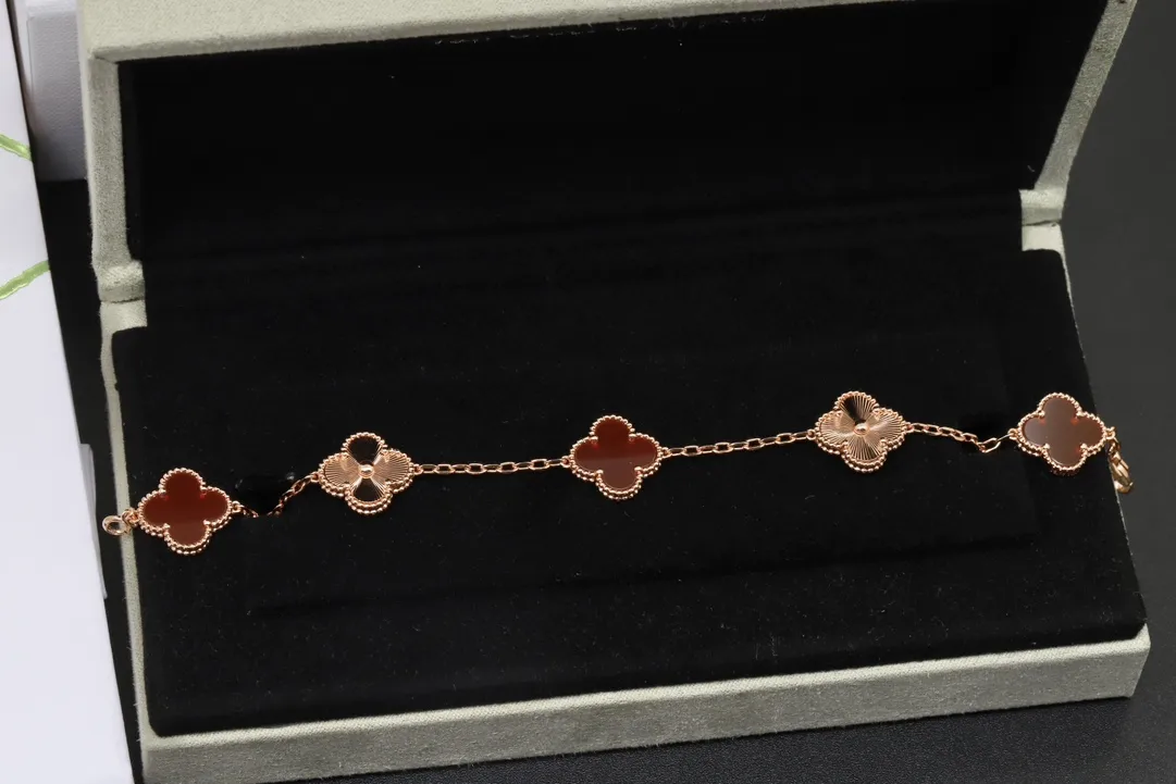 Vintage Alhambra 5-Motif Bracelet (Sterling Silver) D50016634
