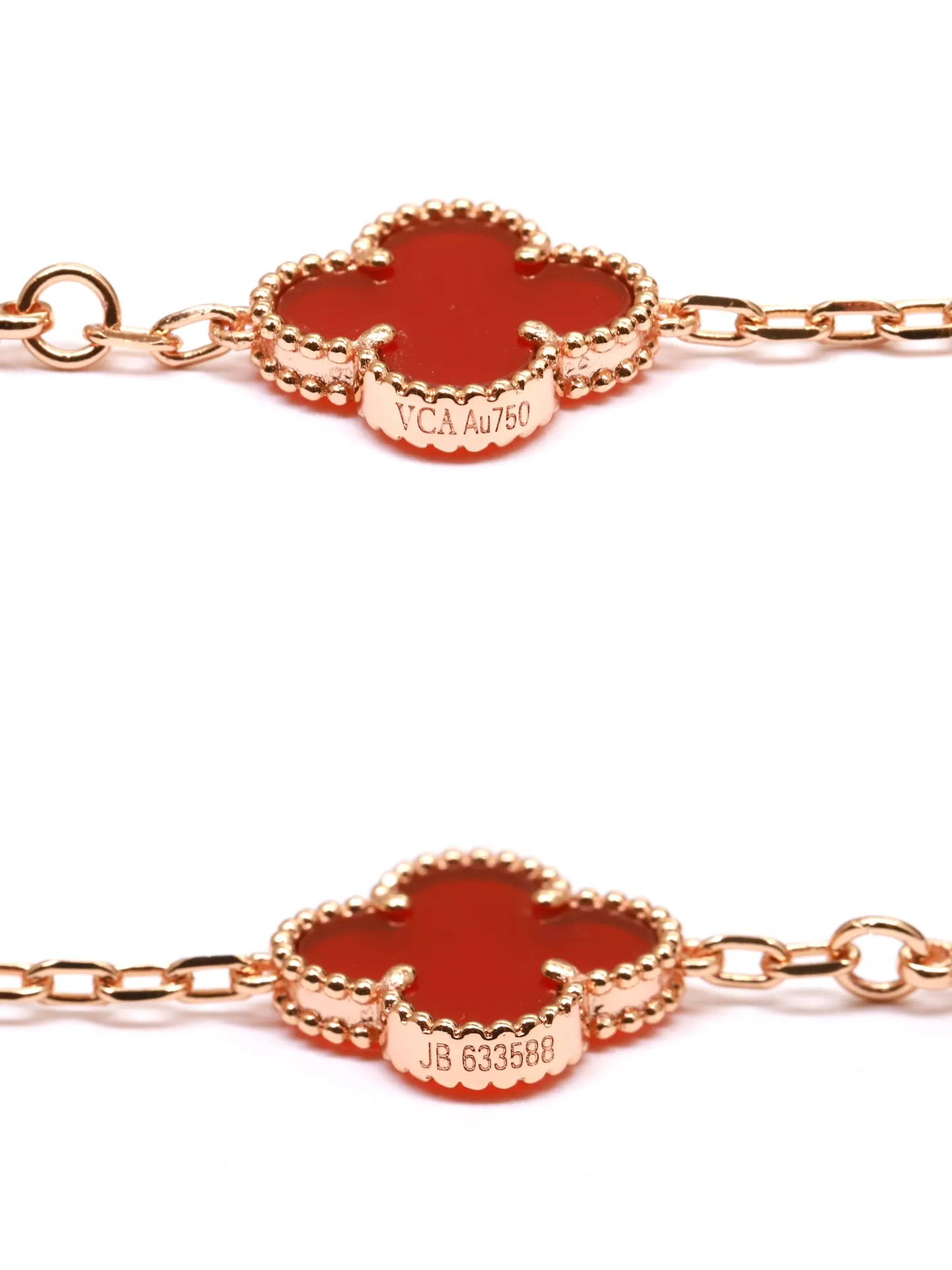 Vintage Alhambra 5-Motif Bracelet (Sterling Silver) D50016634 — view 7