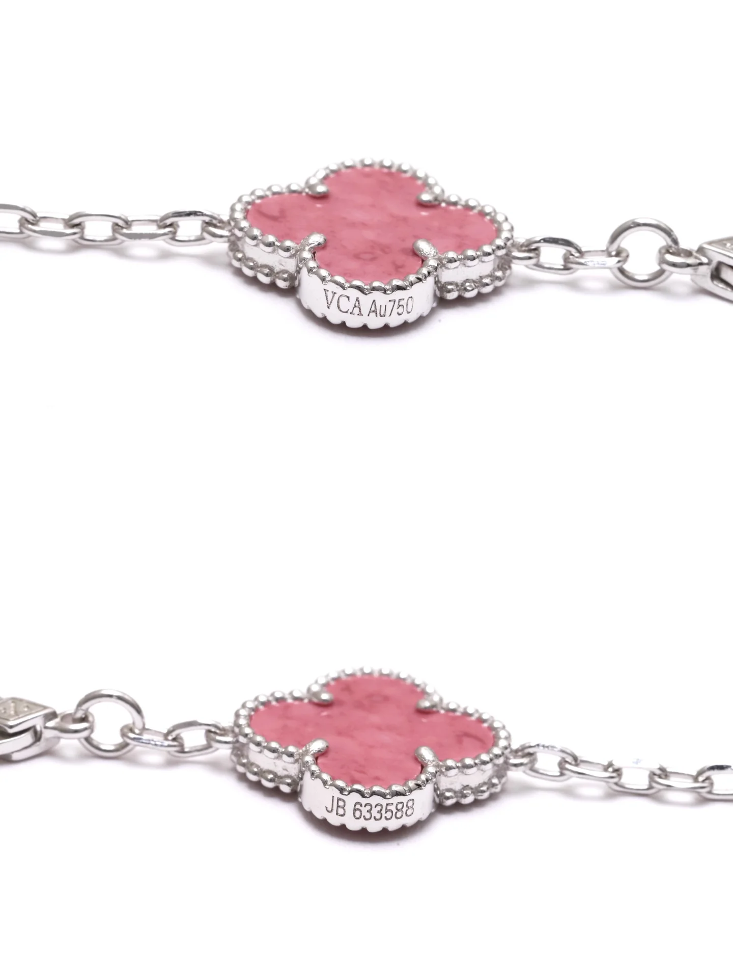 Vintage Alhambra 5-Motif Bracelet (Sterling Silver) D51016648 — view 7
