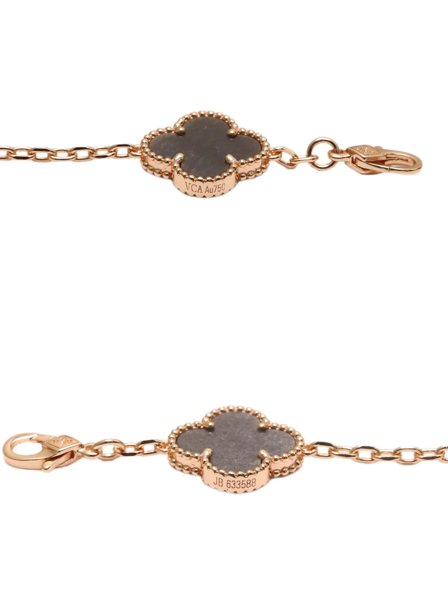 Vintage Alhambra 5-Motif Bracelet (Sterling Silver) D51016652 — view 7