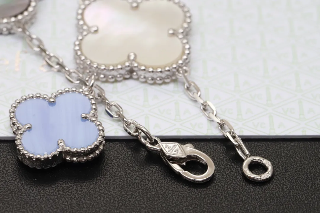 Magic Alhambra 5-Motif Bracelet (Sterling Silver) D62016636 — view 8