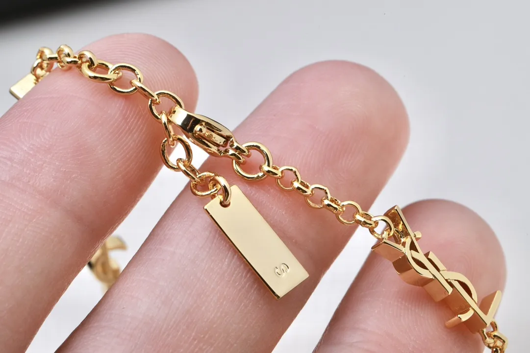 Monogram Multi-Logo Chain Bracelet (Brass) D13517321 — view 6
