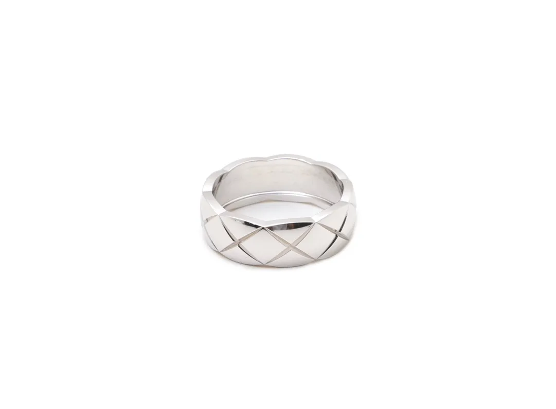 Coco Crush Quilted Diamond Ring (Sterling Silver) D32516799 — view 2
