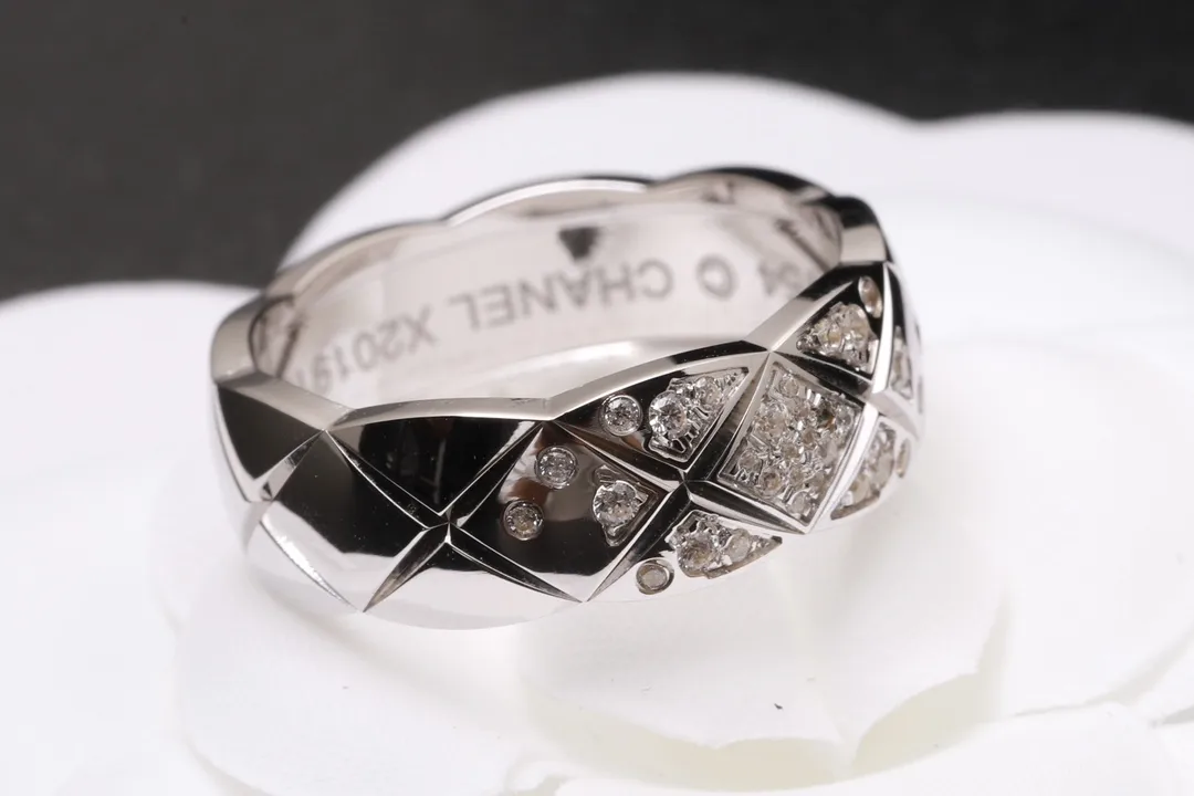 Coco Crush Quilted Diamond Ring (Sterling Silver) D32516799 — view 5