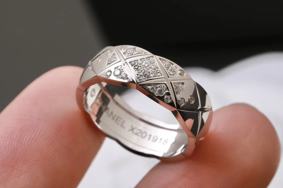 Coco Crush Quilted Diamond Ring (Sterling Silver) D32516799 — view 7