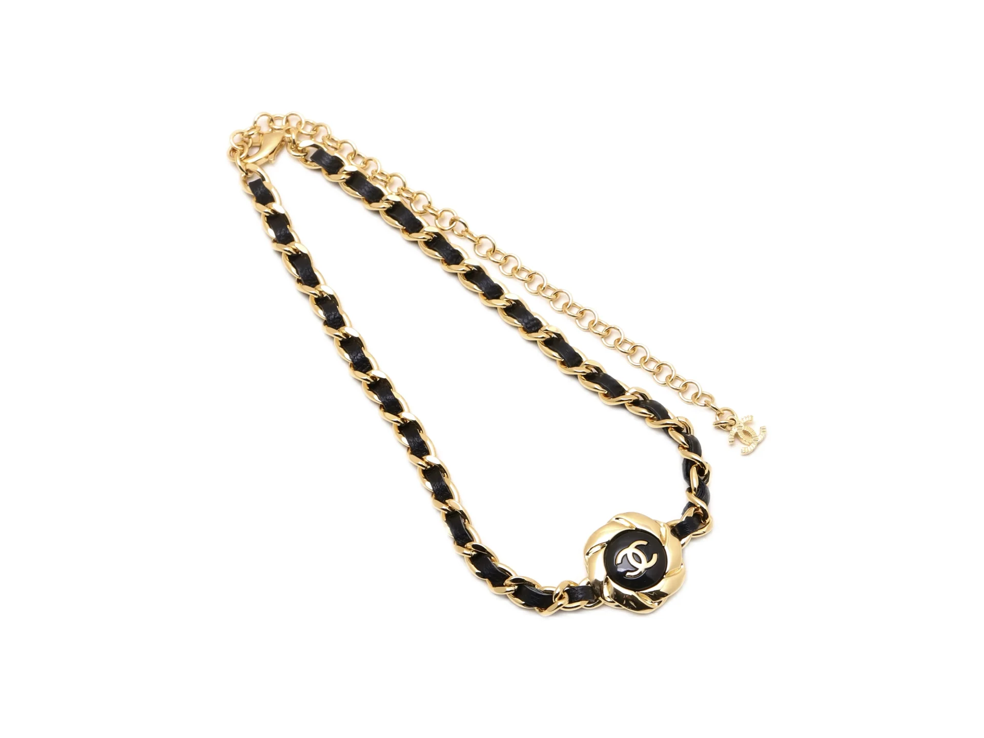 Vintage CC Logo Interwoven Chain Choker D14517296 — view 2