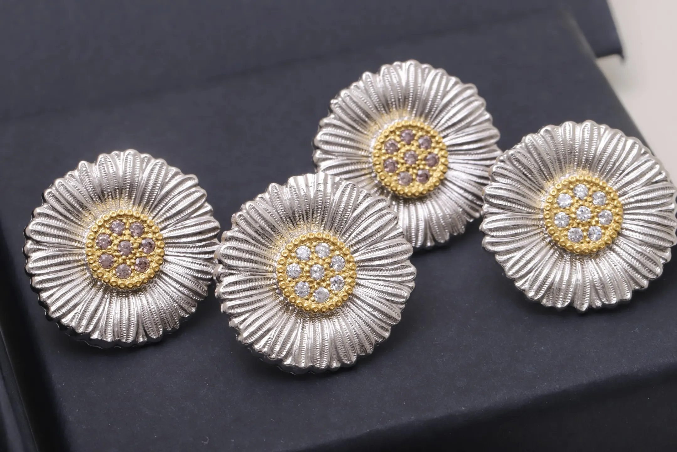 Blossom Daisy Stud Earrings (Sterling Silver) D69016850 — view 3