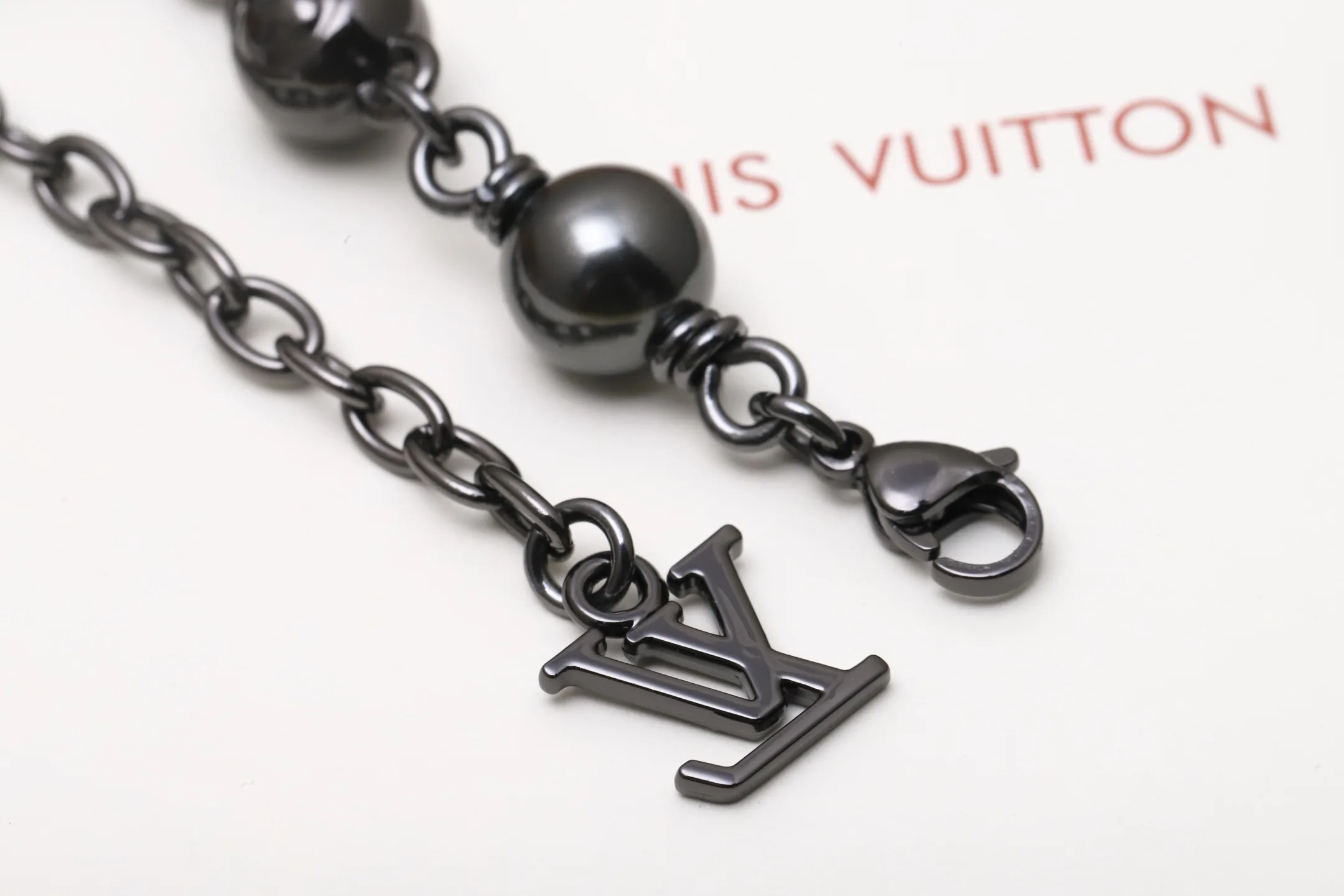 LV Pearls Monogram Charm Bracelet D10517649 — view 5