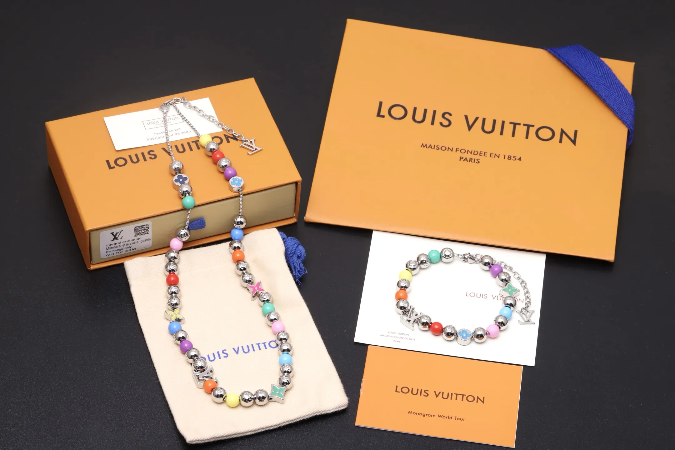 LV Candy Beaded Charm Bracelet D10517443 — view 2