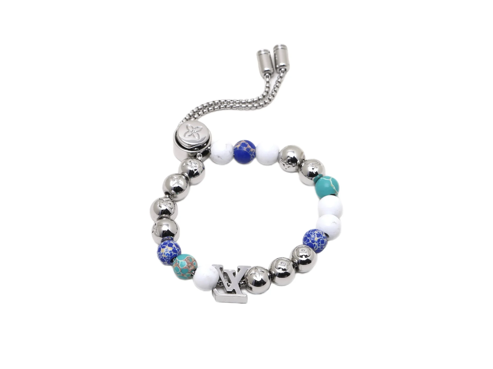 Recycled Monogram Beads Bracelet D10517477