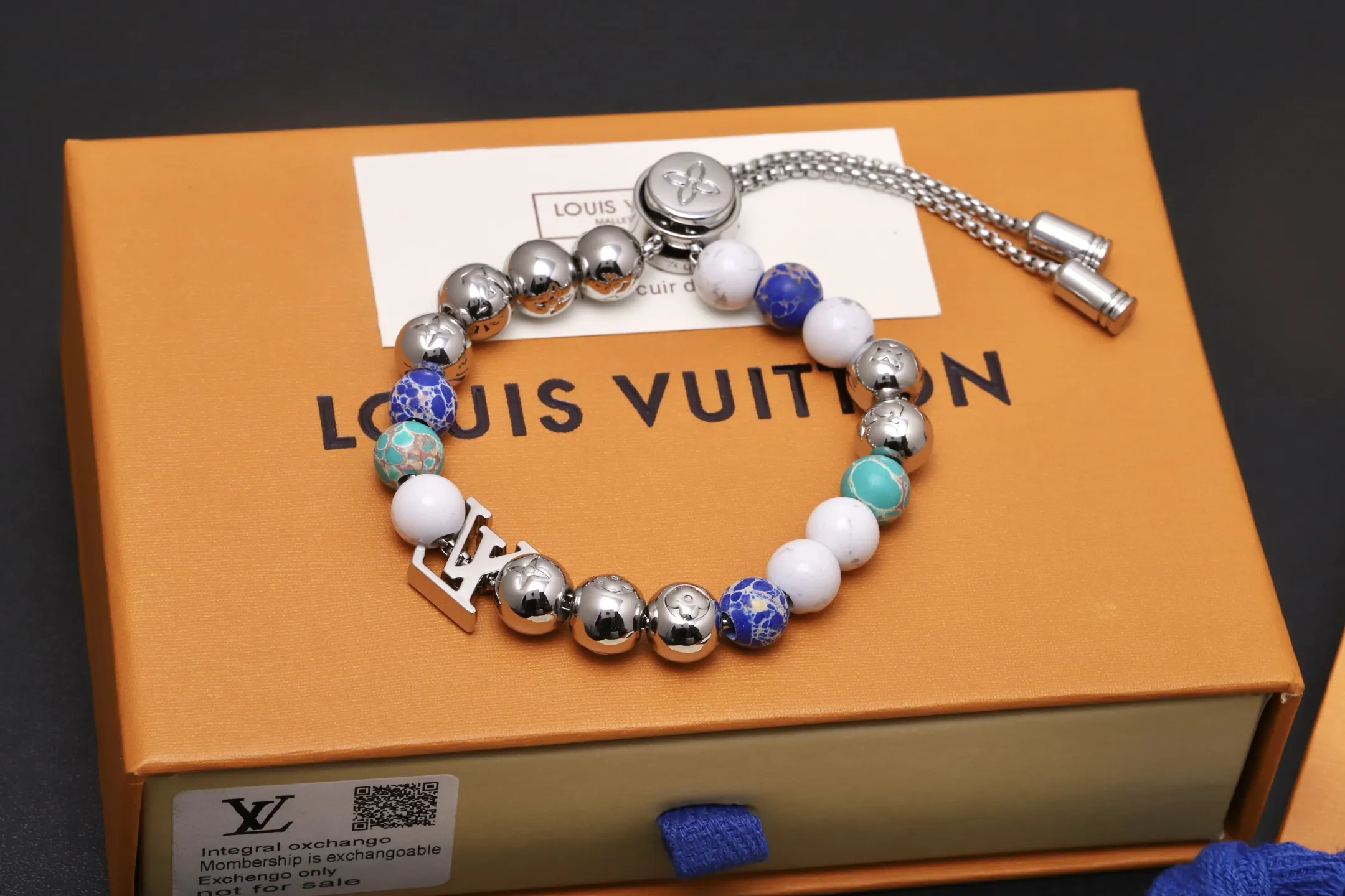 Recycled Monogram Beads Bracelet D10517477 — view 3