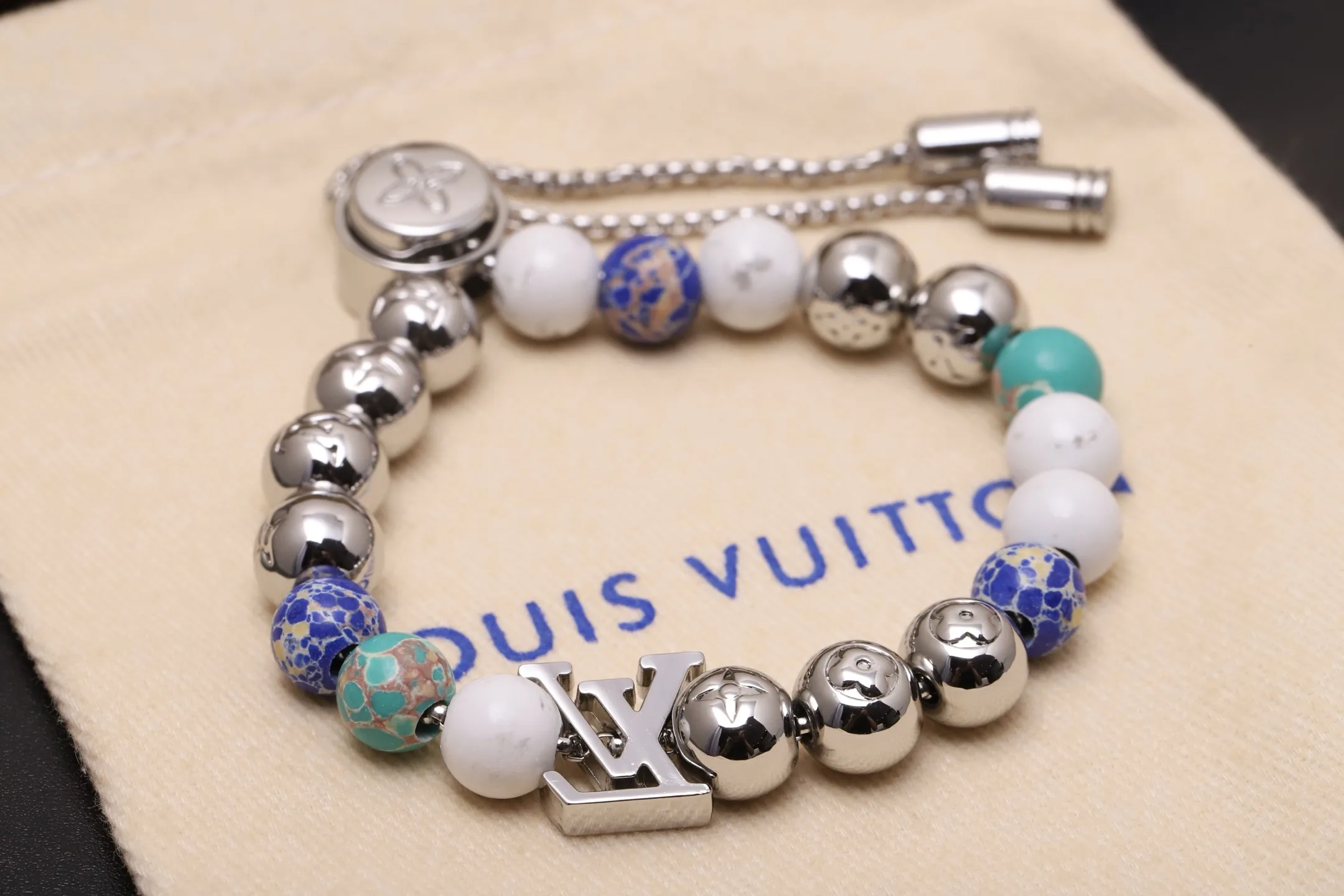Recycled Monogram Beads Bracelet D10517477 — view 4