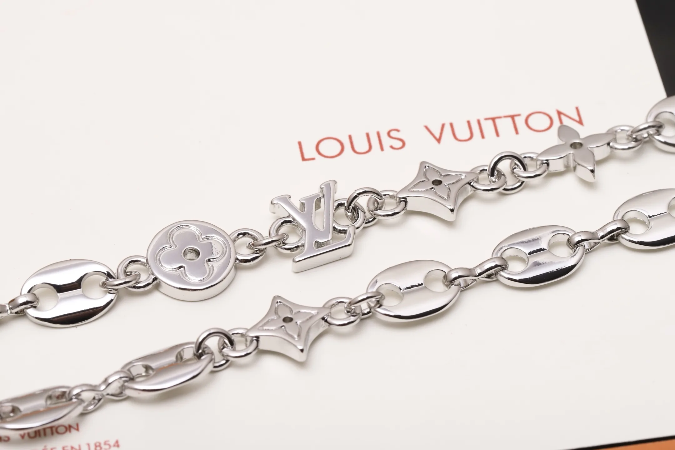 Sailor Monogram Flower Chain Necklace D16017475 — view 6