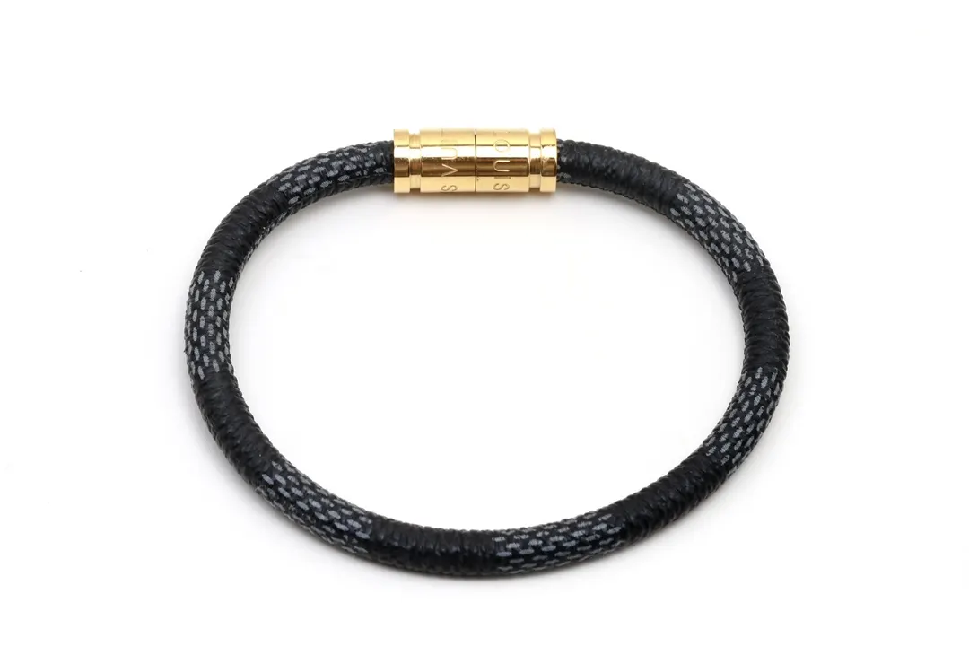 Monogram Eclipse Leather Magnetic Bracelet D10016560
