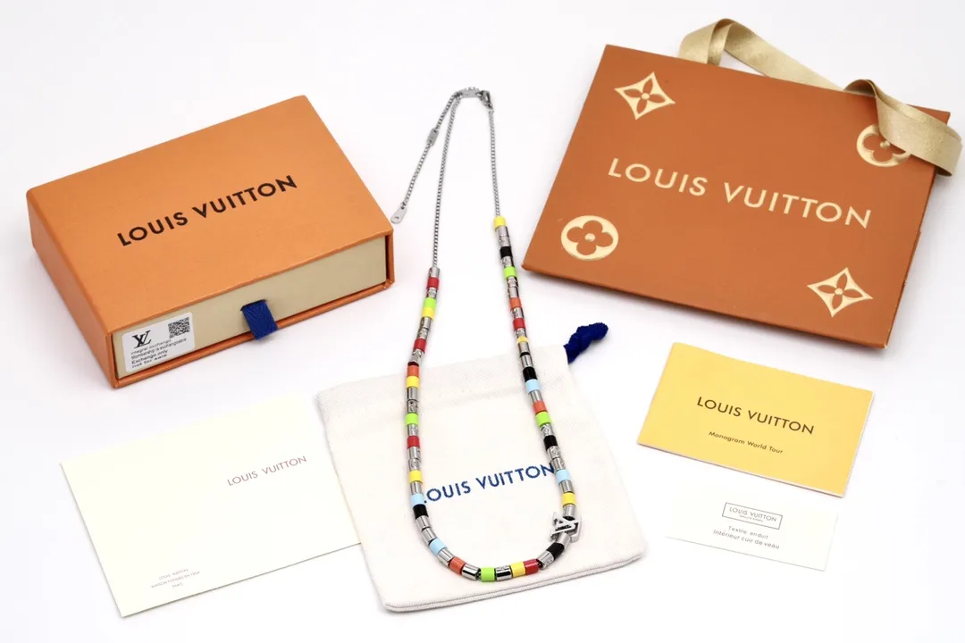 LV Paradise Monogram Beaded Necklace D16017176 — view 5