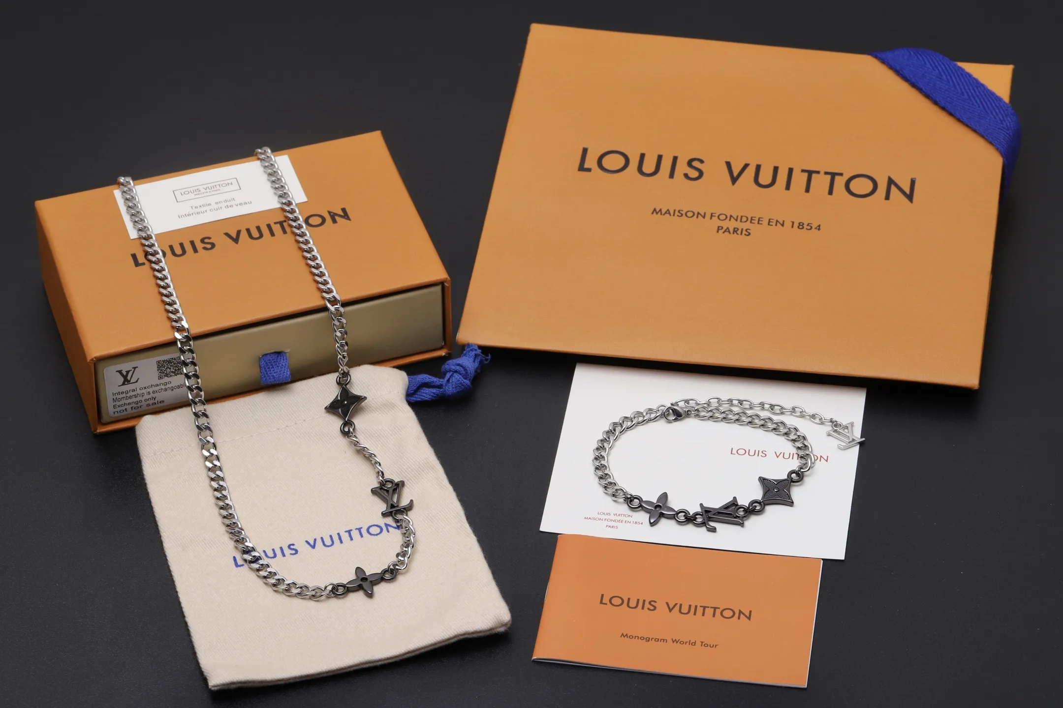 Monogram Row Chain Bracelet D13017512 — view 2