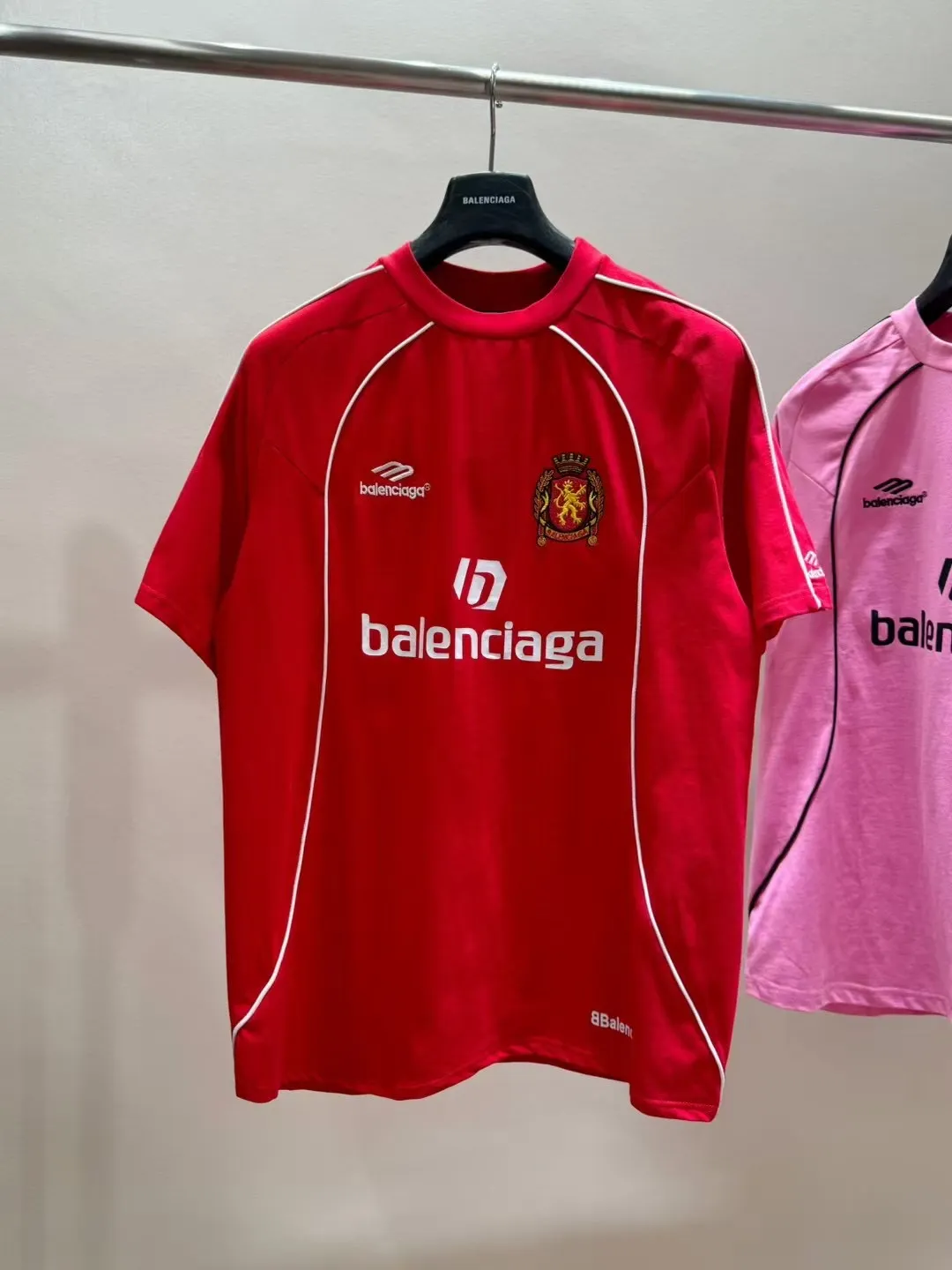 Logo-Print Cotton Jersey Soccer T-Shirt D14011836 — view 3