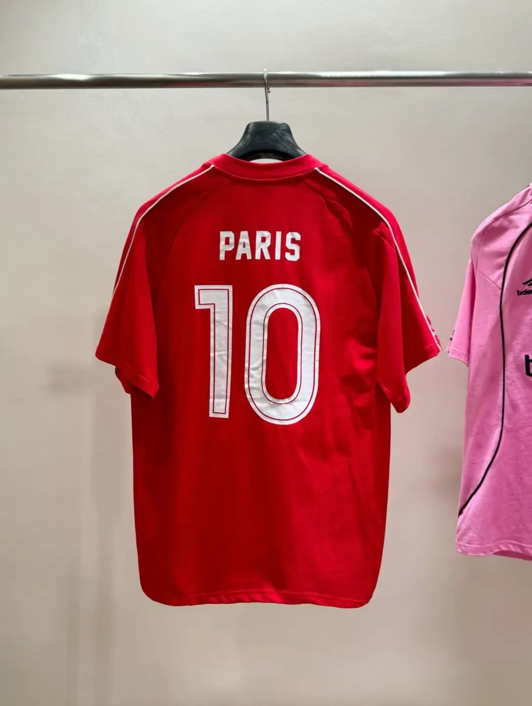 Logo-Print Cotton Jersey Soccer T-Shirt D14011836 — view 4