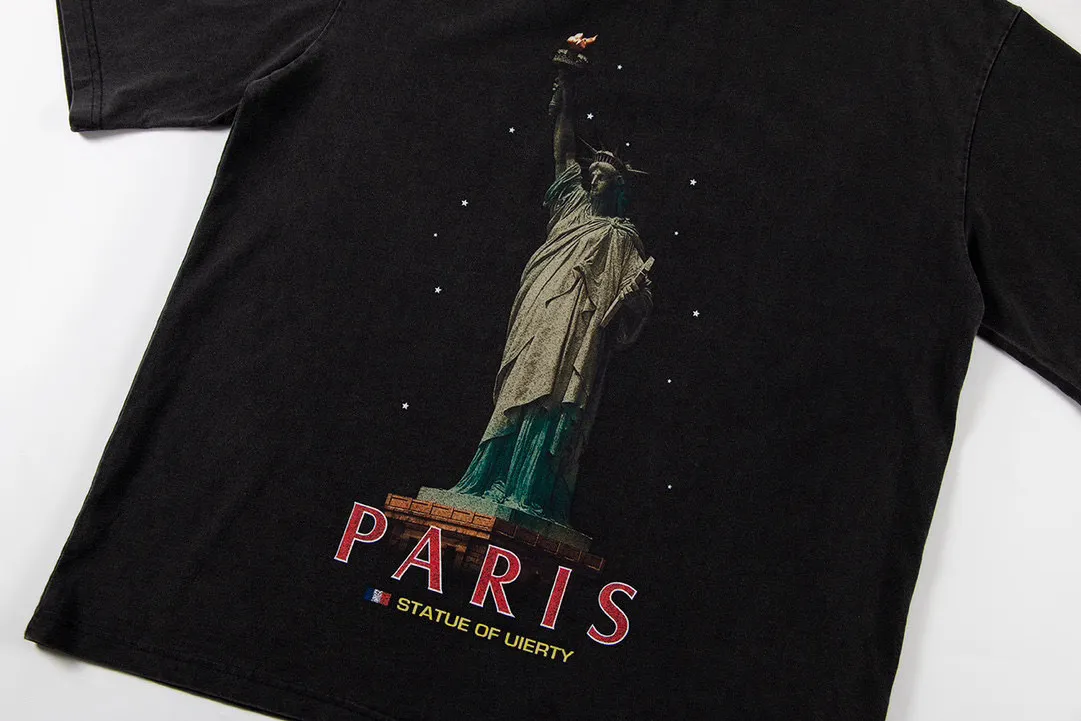 Statue of Liberty Graphic Print T-Shirt D14011834 — view 6