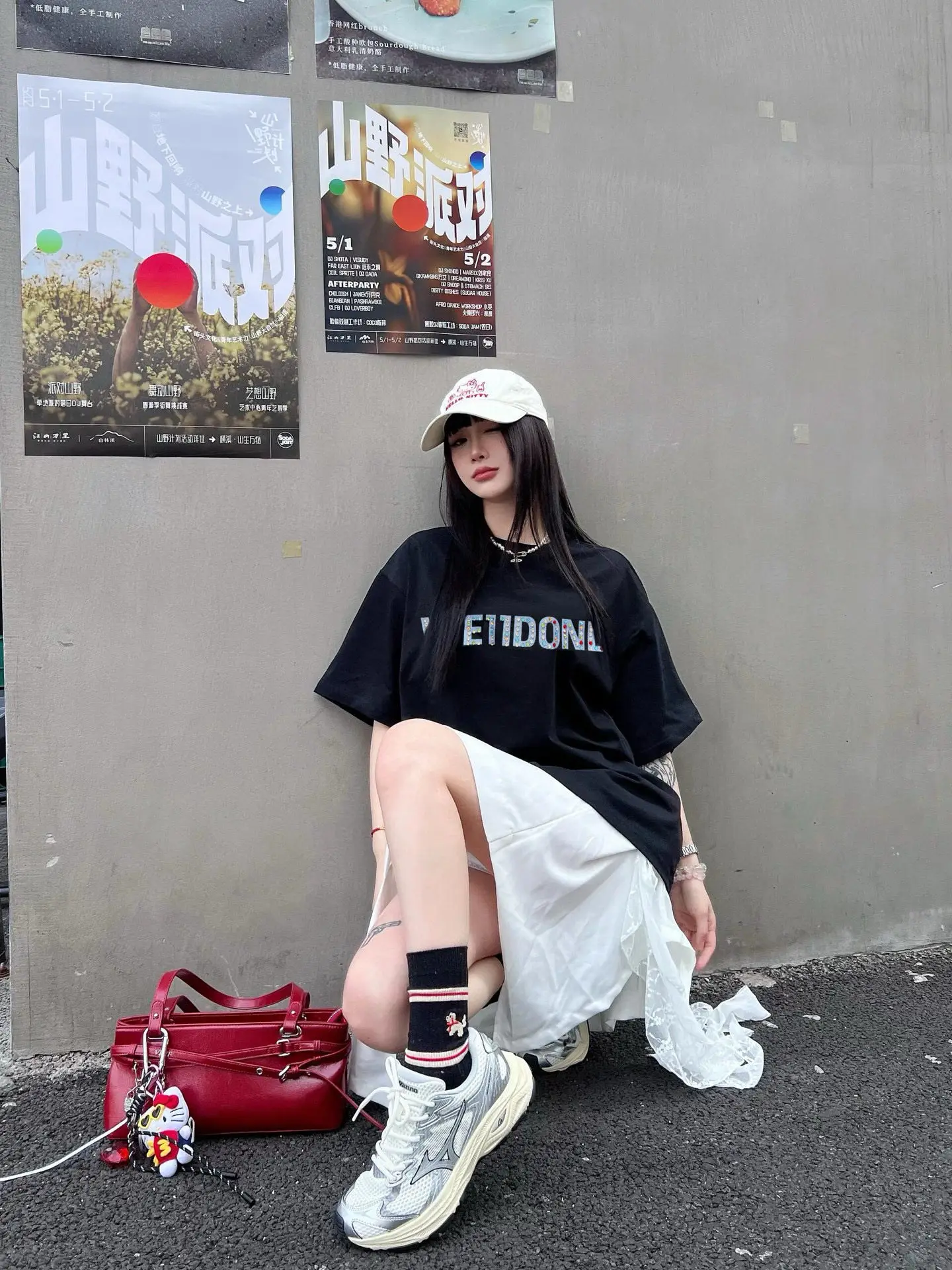Rhinestone Logo Cotton T-Shirt D14011830 — view 2