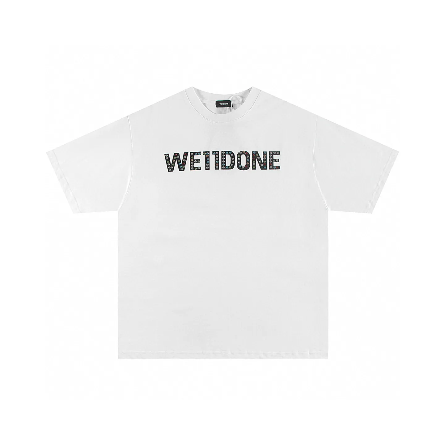 Rhinestone Logo Cotton T-Shirt D14011829 — view 4