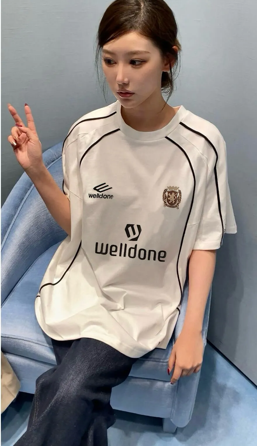 Logo-Print Cotton Jersey T-Shirt D14011831 — view 2