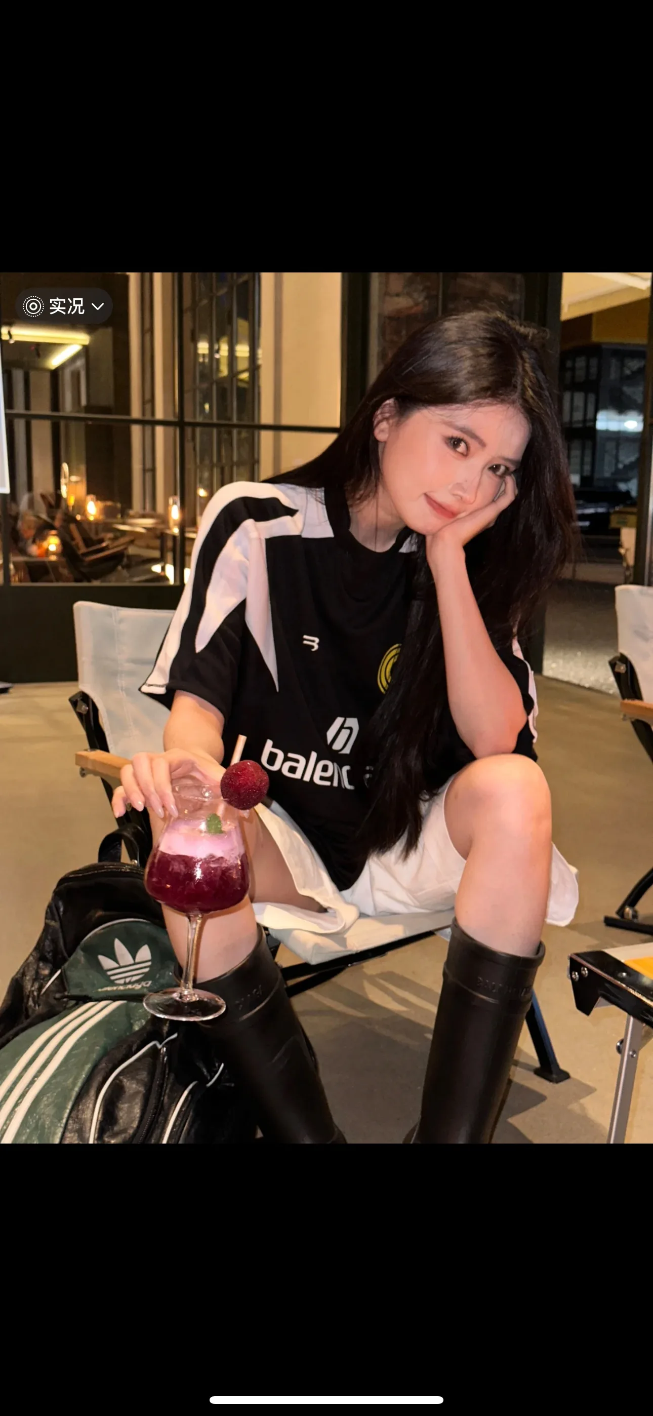 Logo-Print Oversized Soccer Jersey D19011857 — view 2