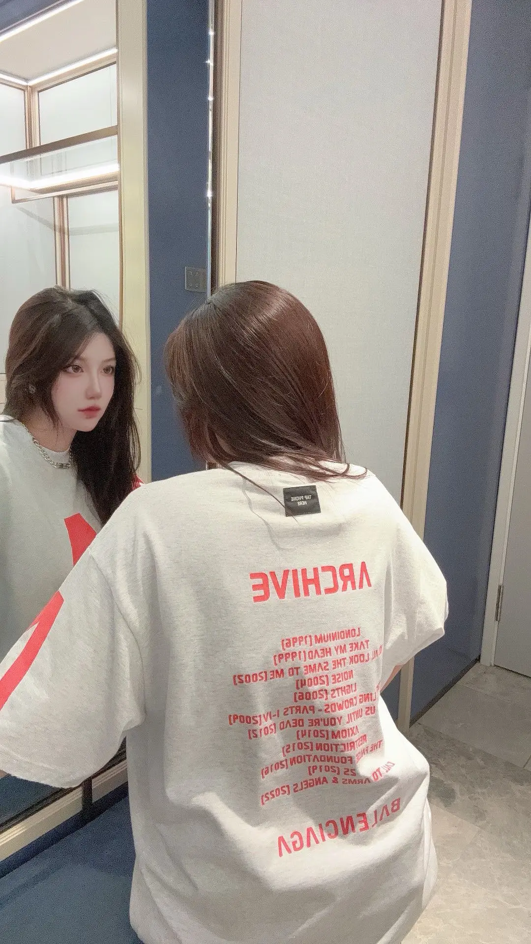 Graphic Print Oversized T-Shirt D14011839 — view 3