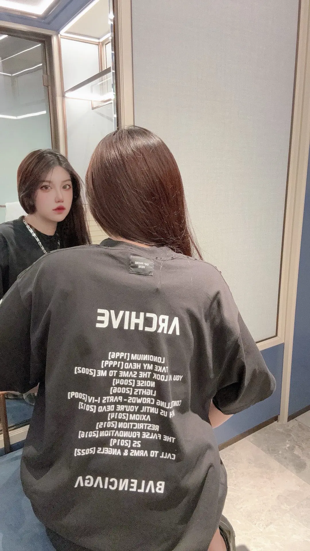 Logo Print Oversized T-Shirt D14011840 — view 3
