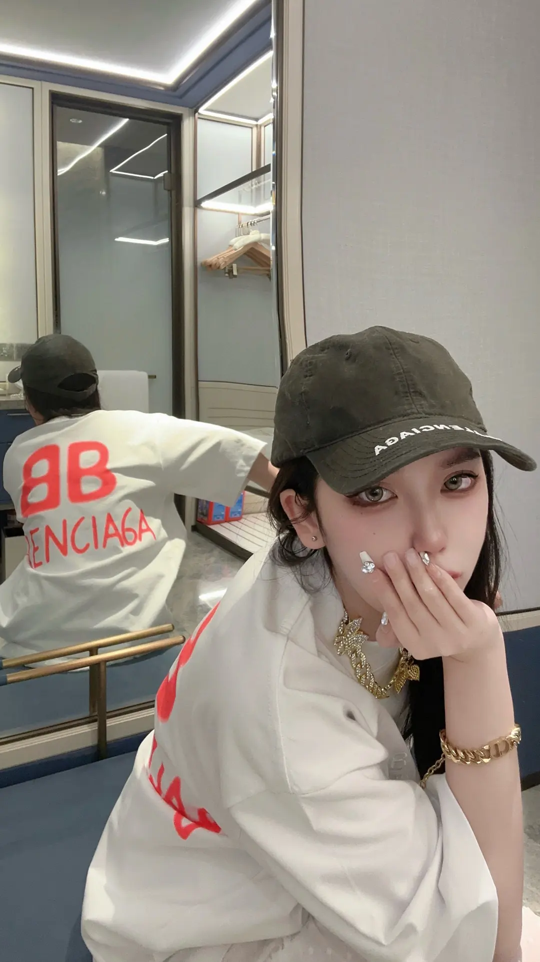 Logo Print Oversized T-Shirt D14011842
